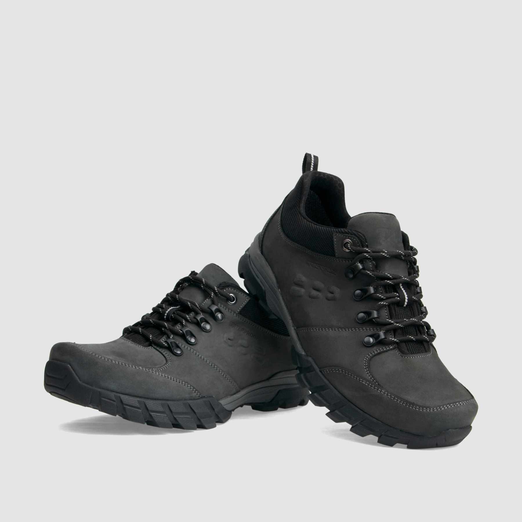 TAPI A-9156 trekking shoes, grey nubuck, waterproof