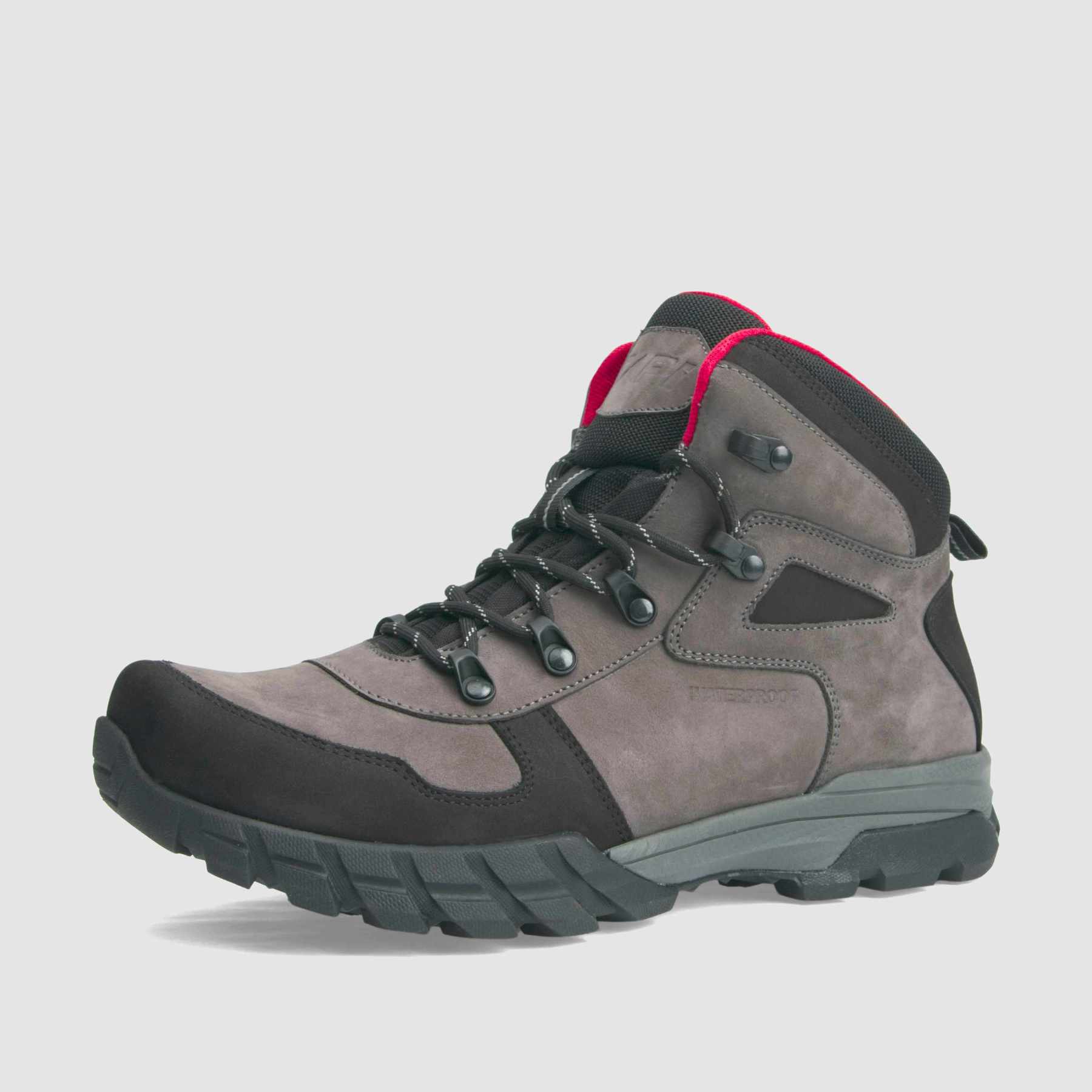 TAPI A-9153 trekking boot, grey nubuck, waterproof