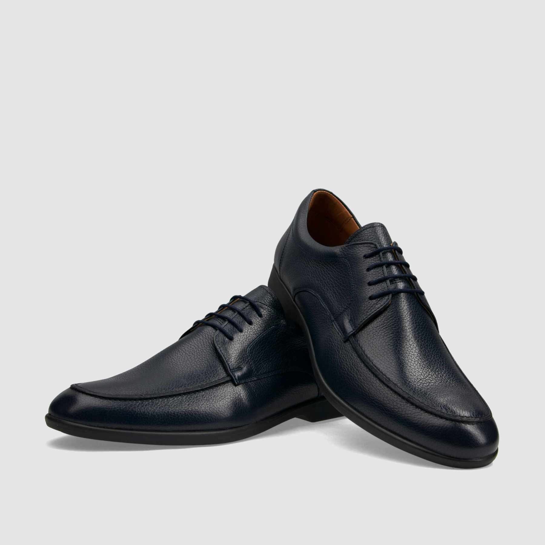 Formal shoe TAPI A-7502 navy blue soft leather