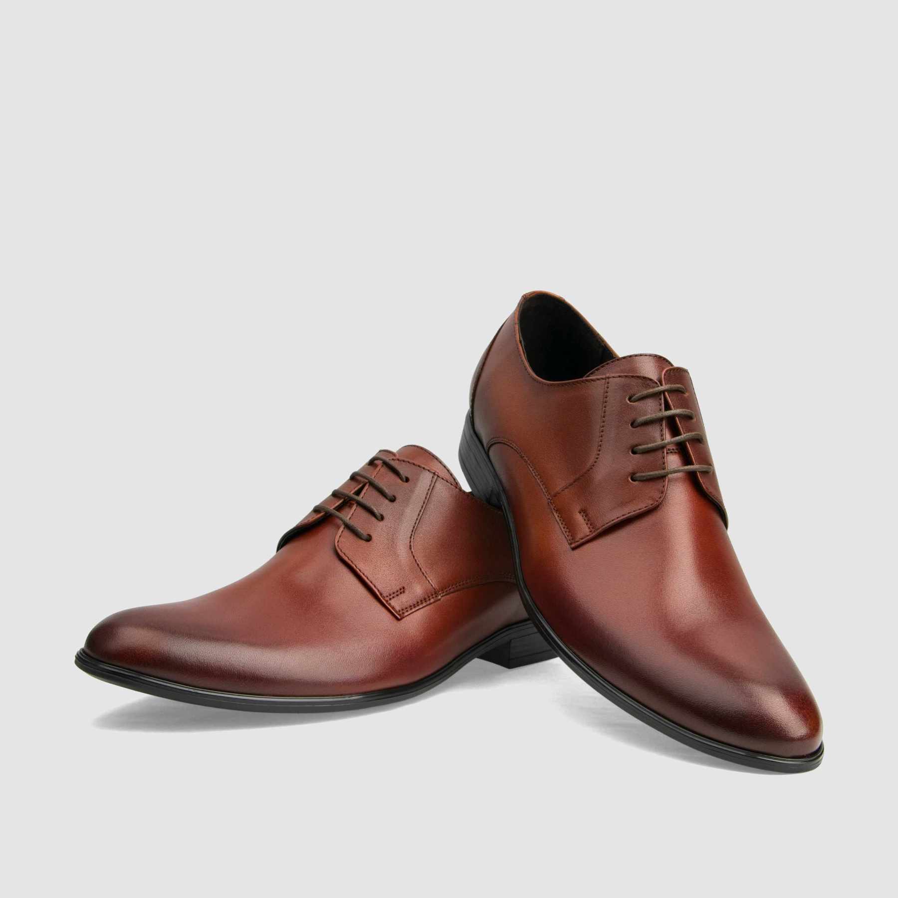 TAPI B-7163 formal shoe, brown grain leather