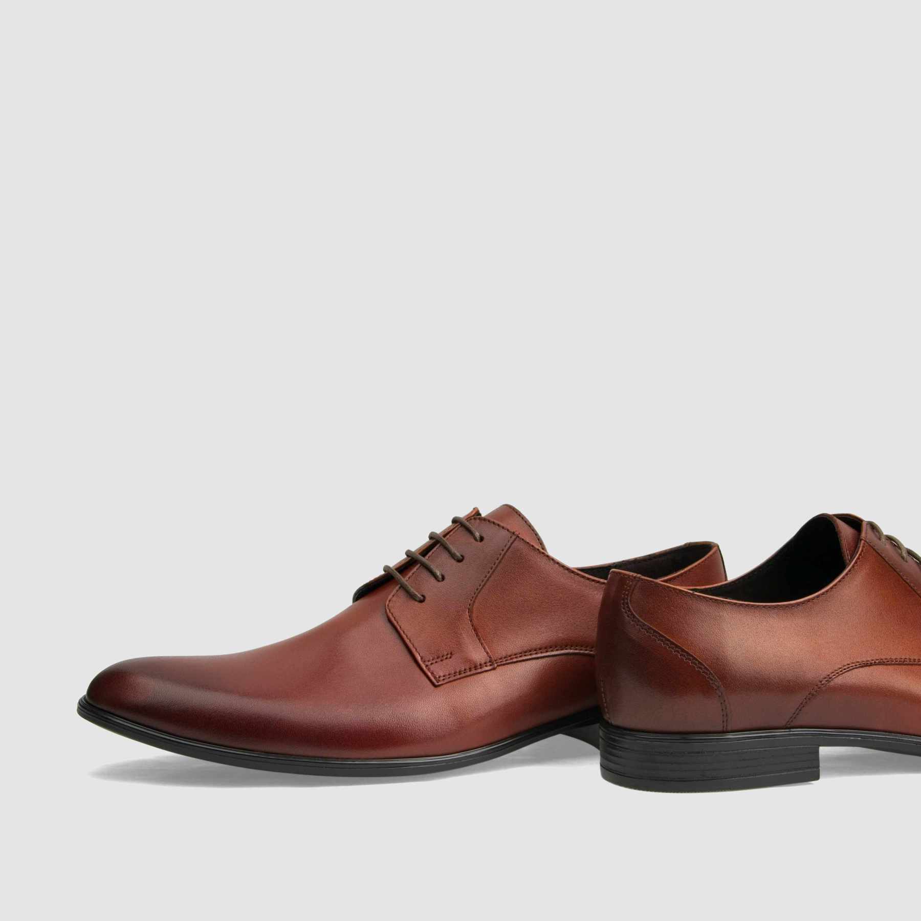 TAPI B-7163 formal shoe, brown grain leather