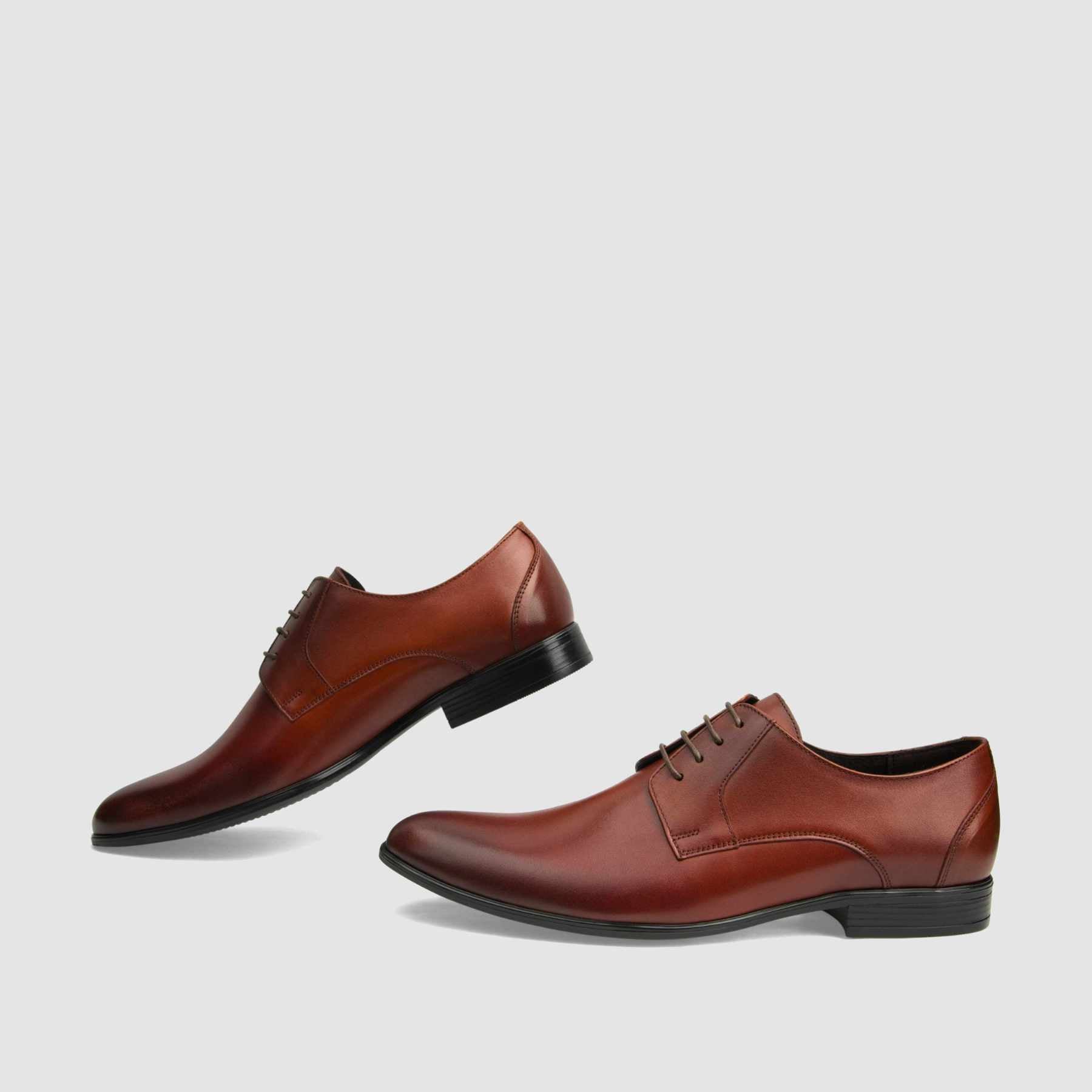 TAPI B-7163 formal shoe, brown grain leather
