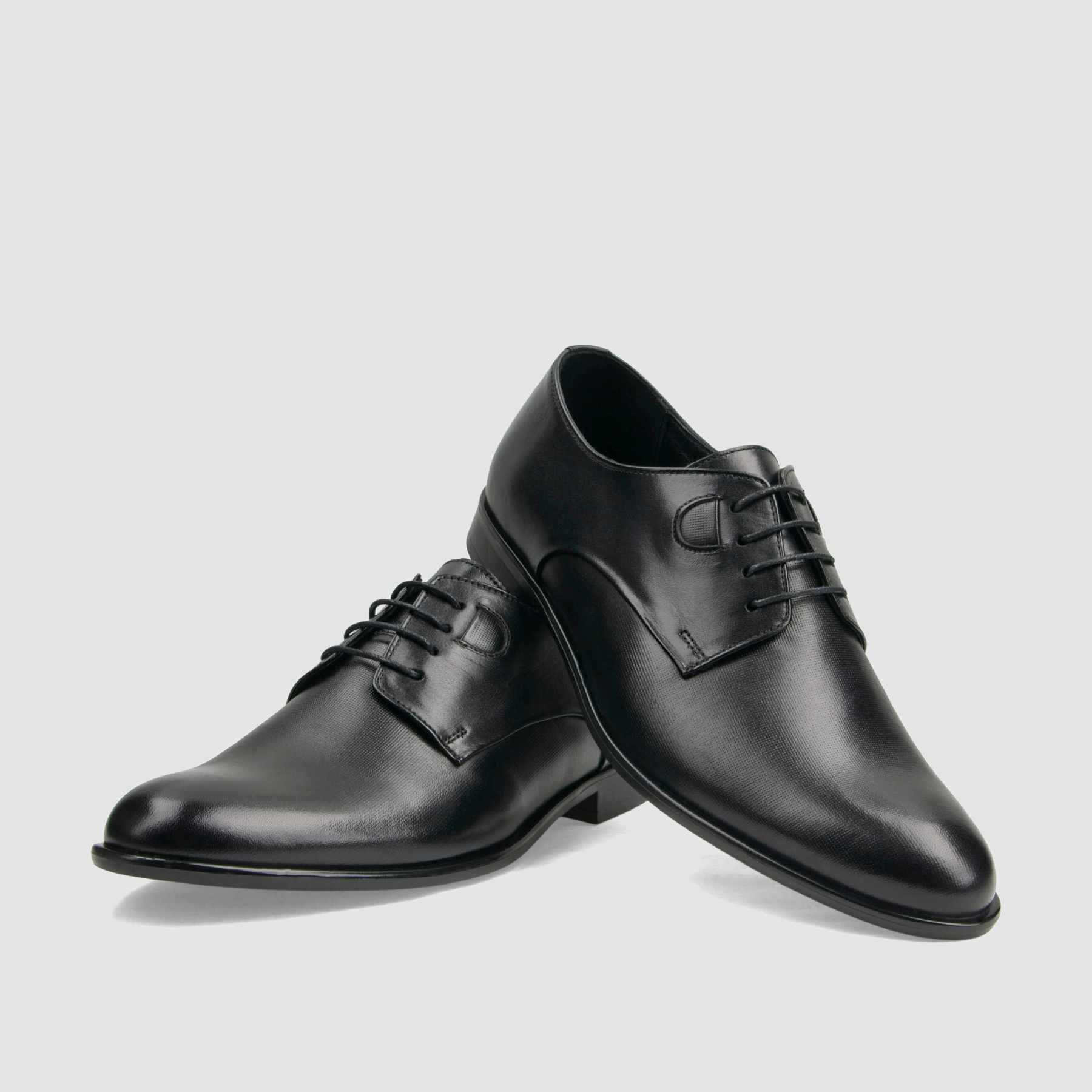 TAPI C-7205 formal shoe, black grain leather
