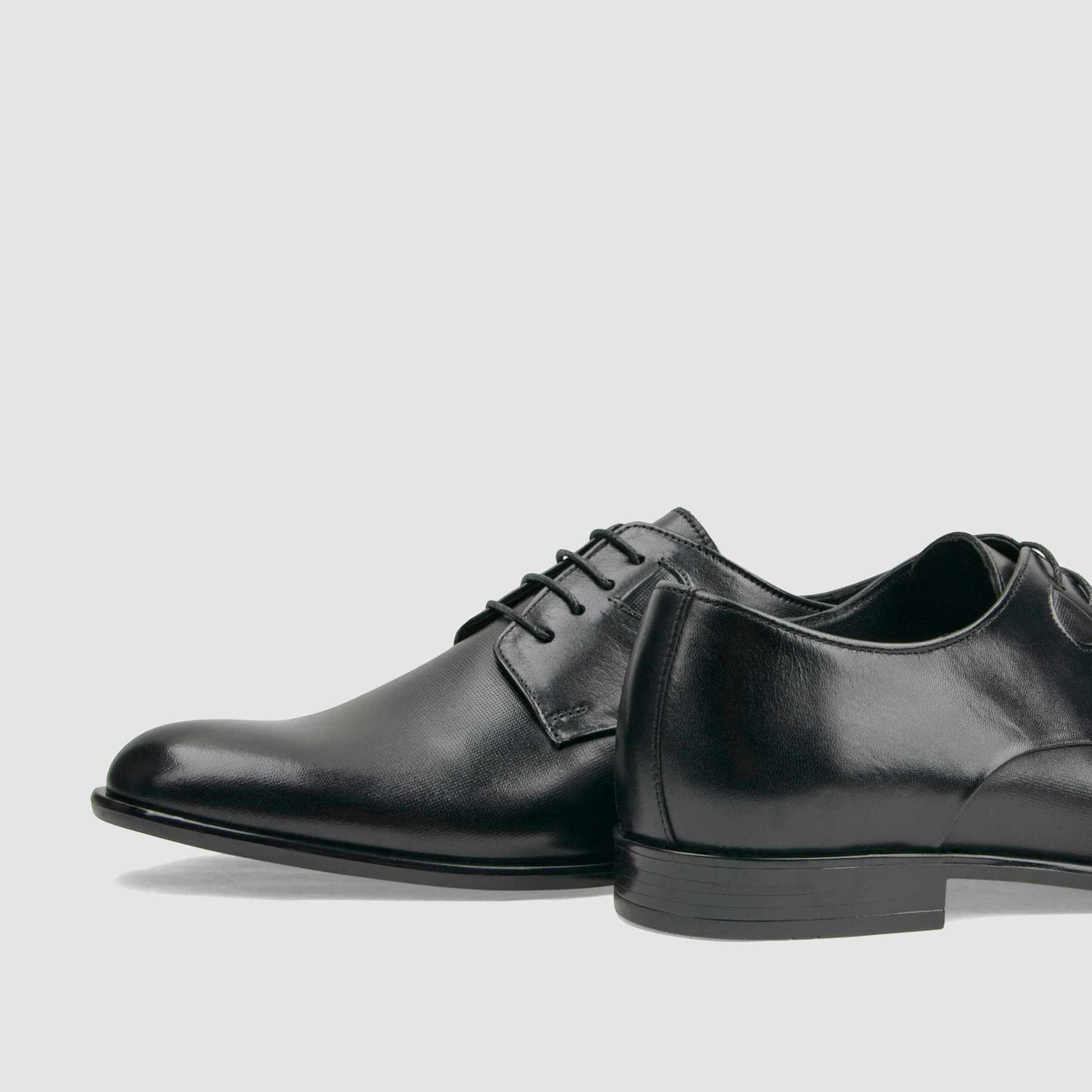 TAPI C-7205 formal shoe, black grain leather