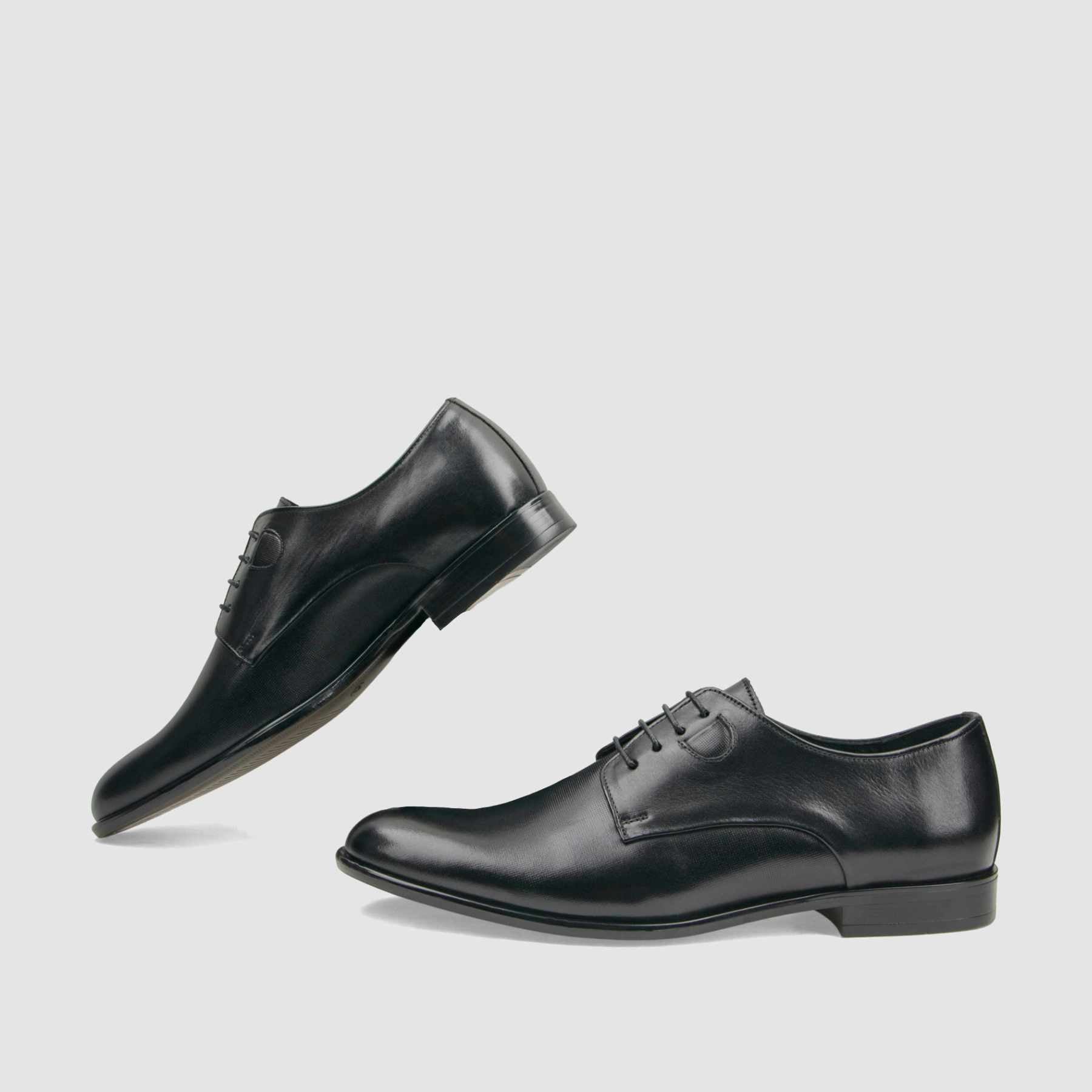 TAPI C-7205 formal shoe, black grain leather