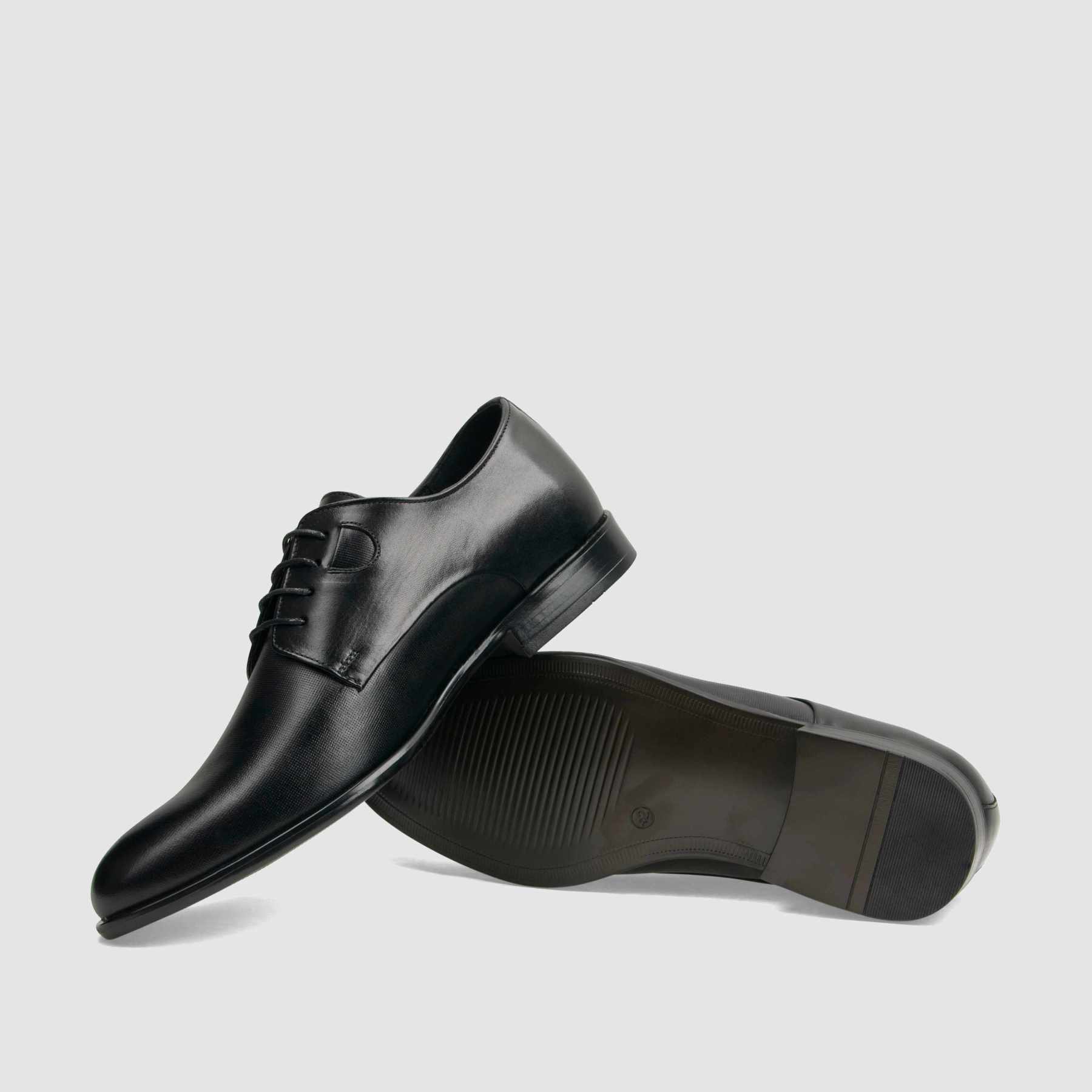 TAPI C-7205 formal shoe, black grain leather