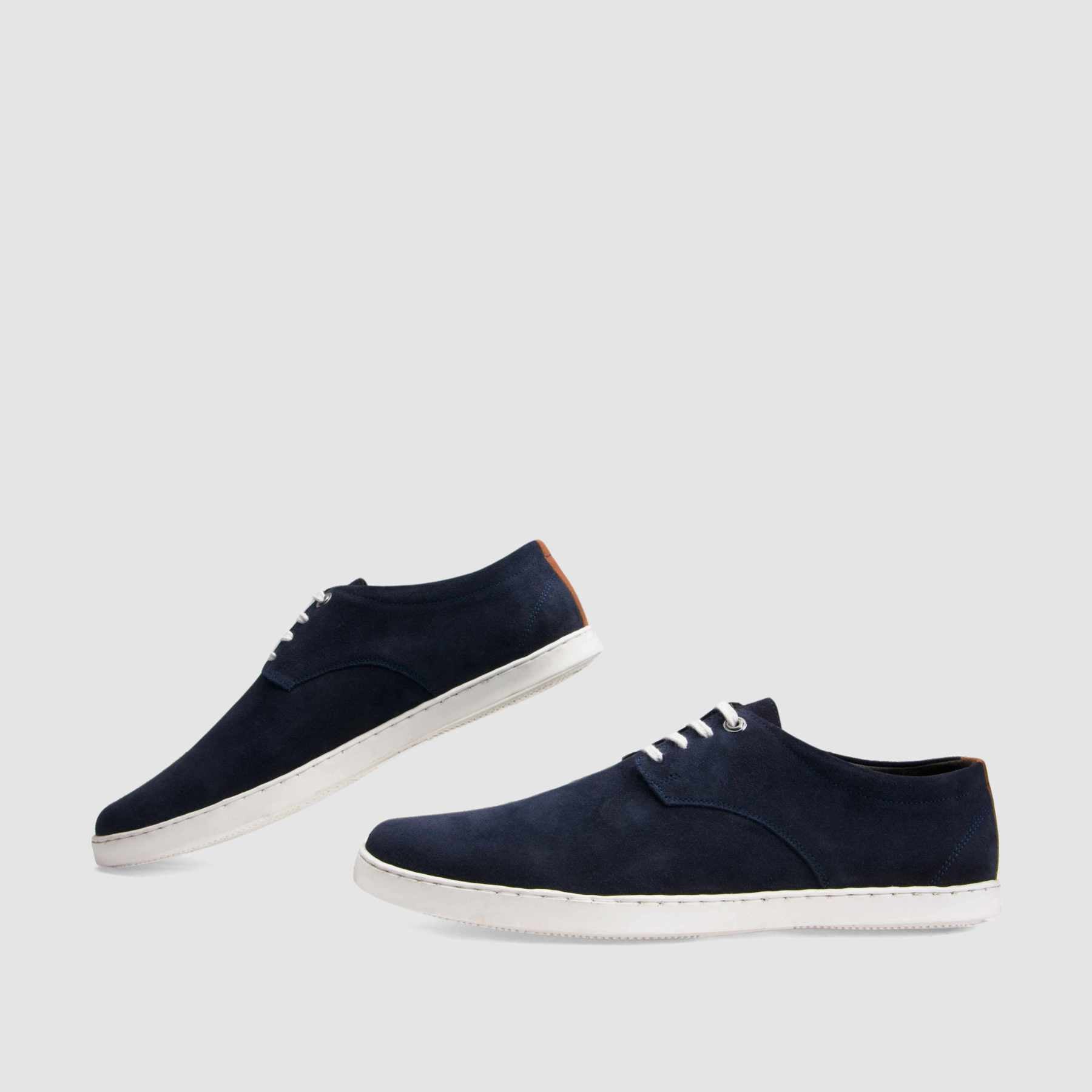 TAPI D-6580 navy blue suede sneakers