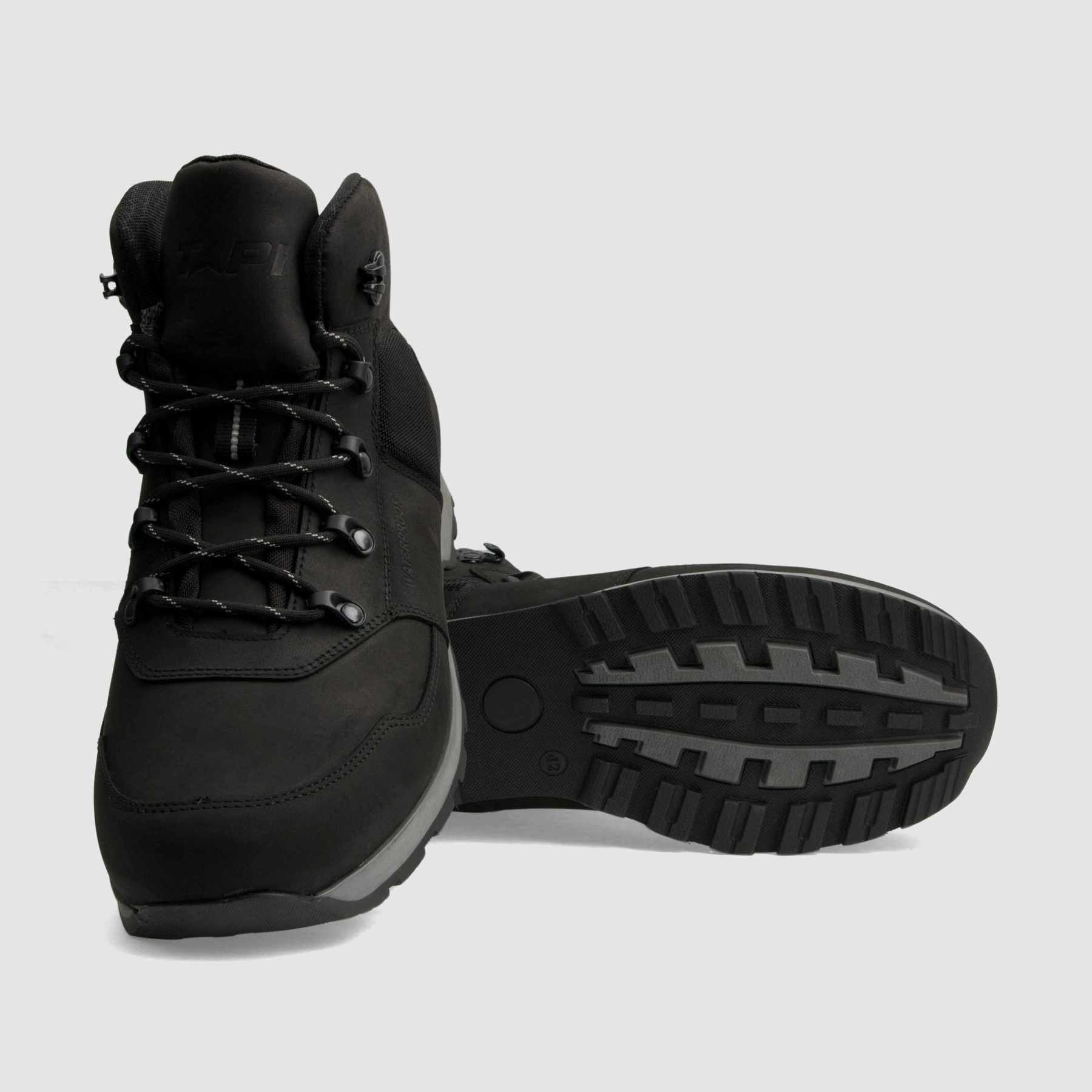 TAPI G-9137 trekking boot, black, waterproof nubuck