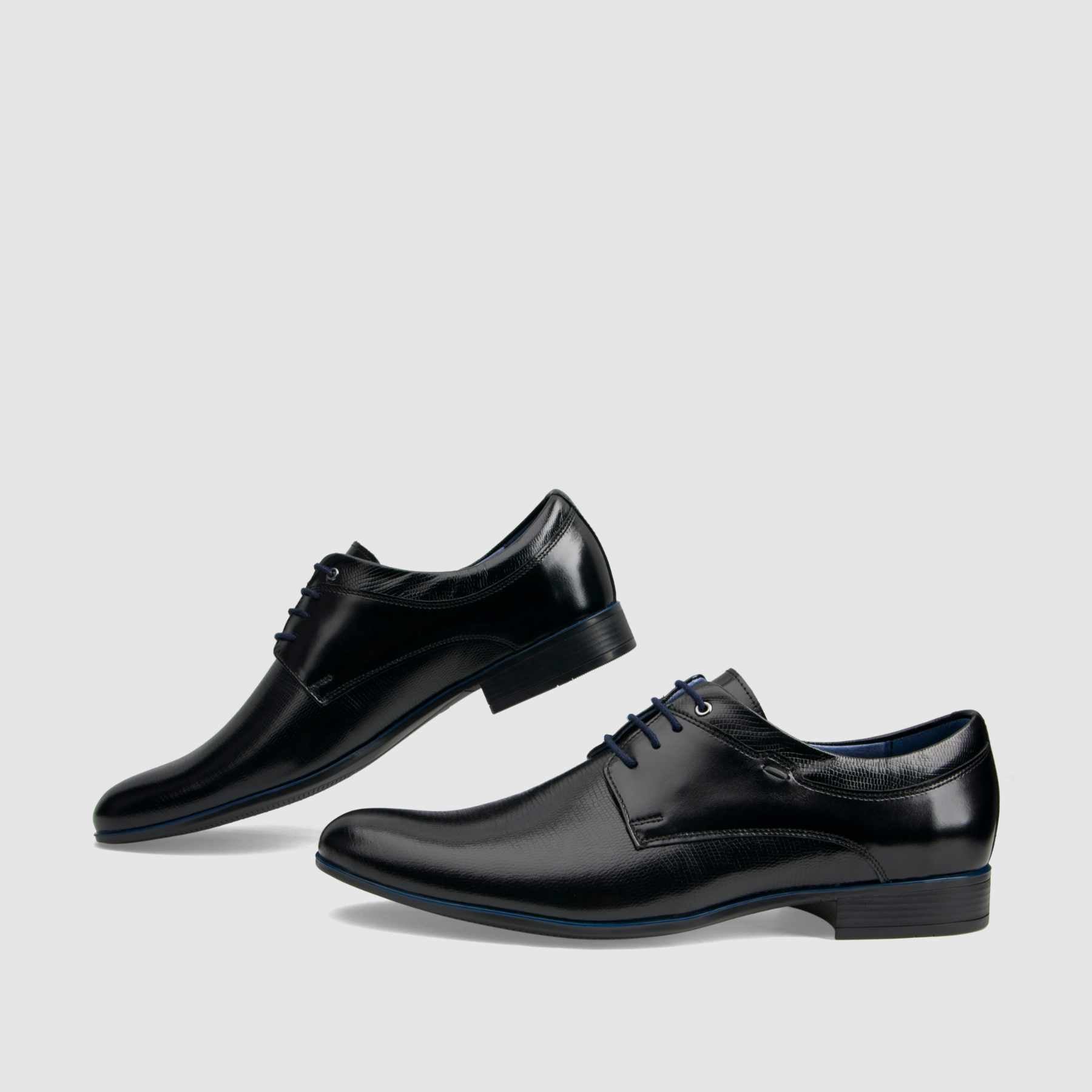 TAPI J-4575 formal shoe derby with blue lining