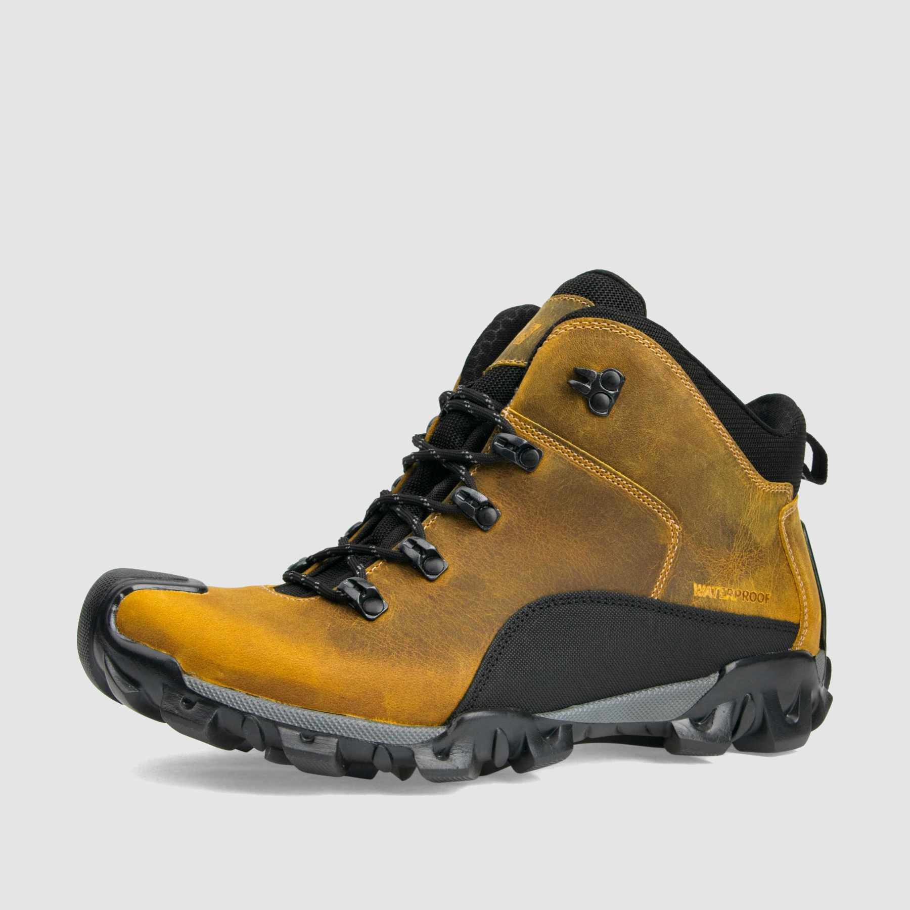 TAPI M-4163 trekking boot, yellow oiled leather, waterproof