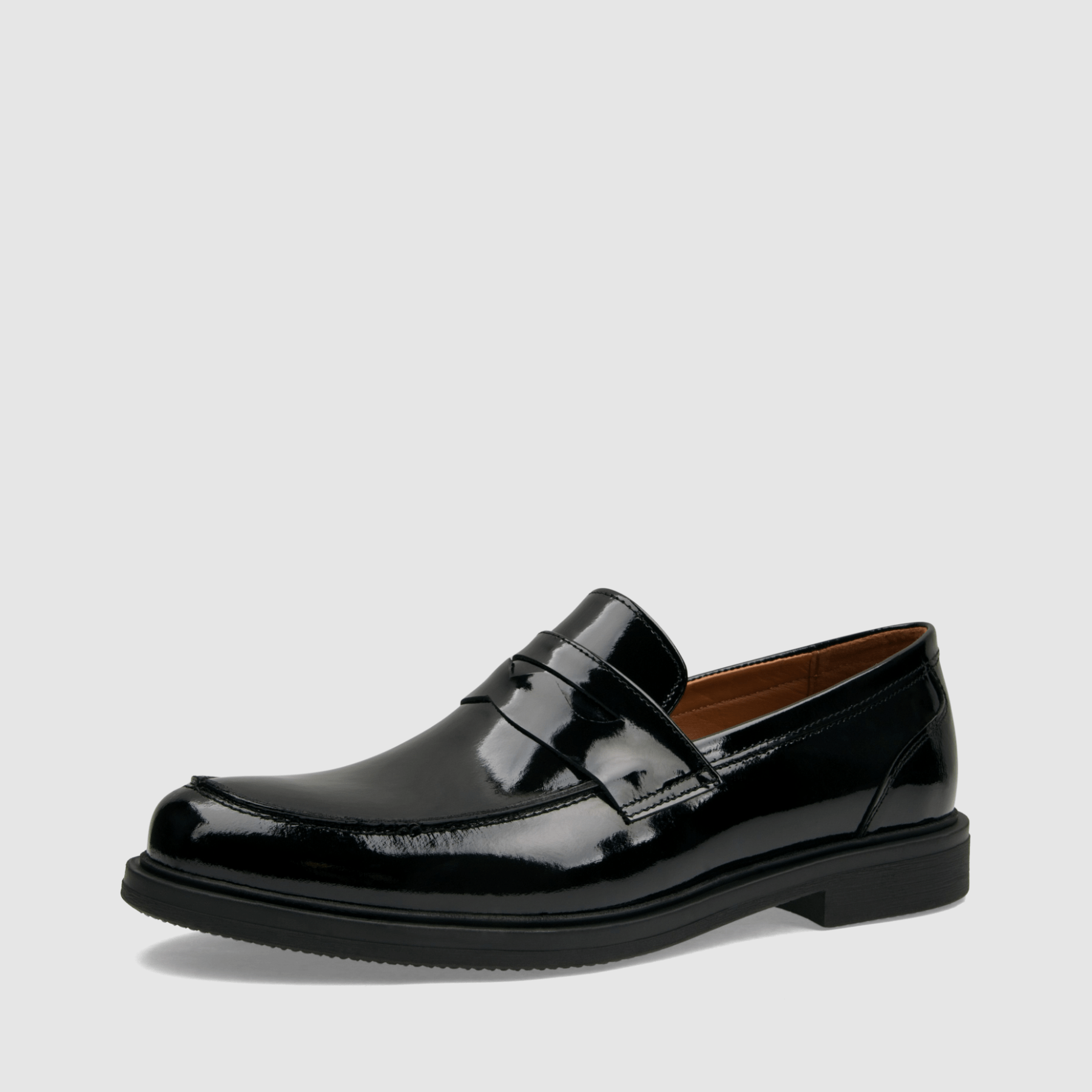 Loafer TAPI D - 7542 czarna licowa skóra - TAPI nero - Półbuty eleganckie wzuwane - Czarny - 1