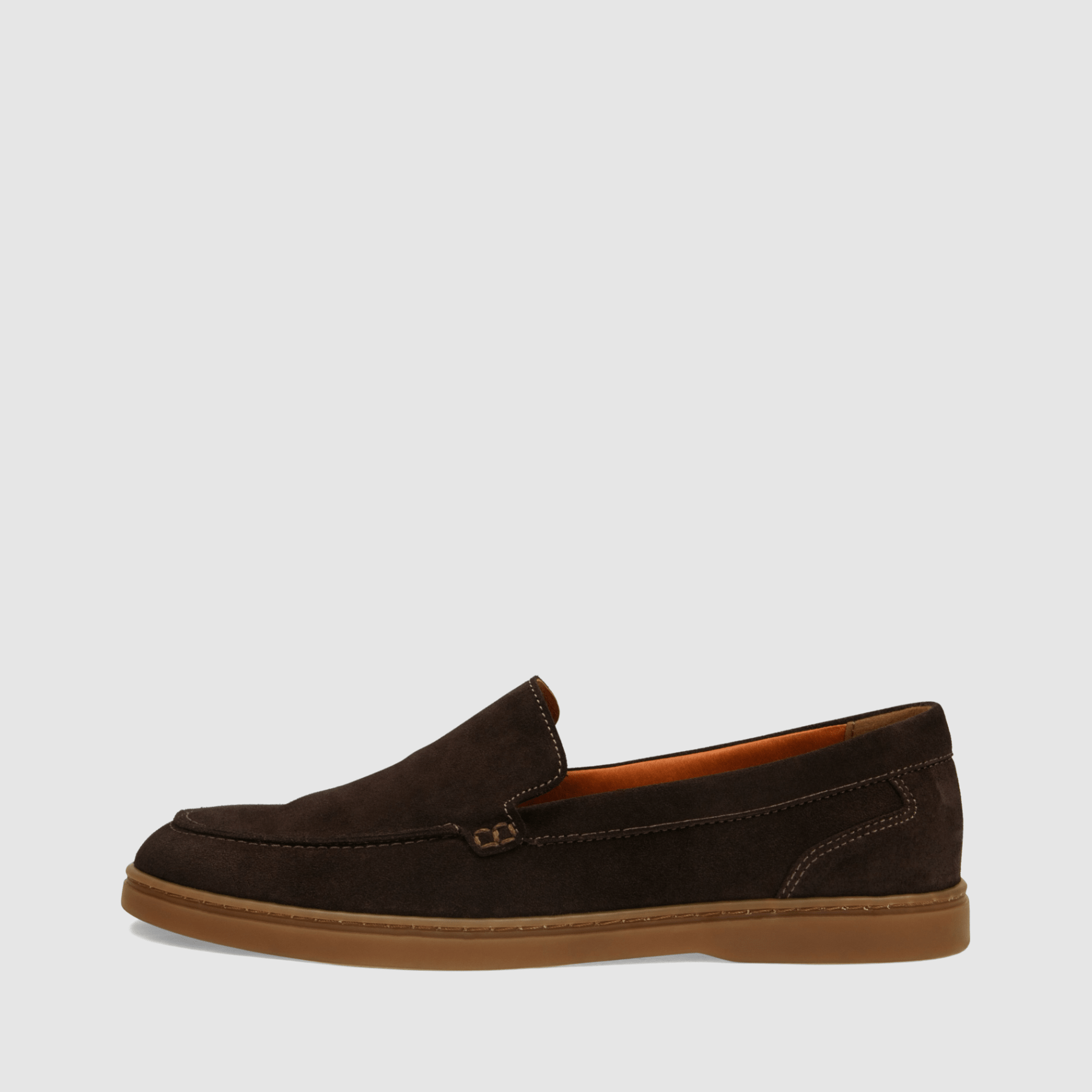 Loafers TAPI A - 7676 brązowa welurowa skóra - TAPI nero - Brązowy - 2