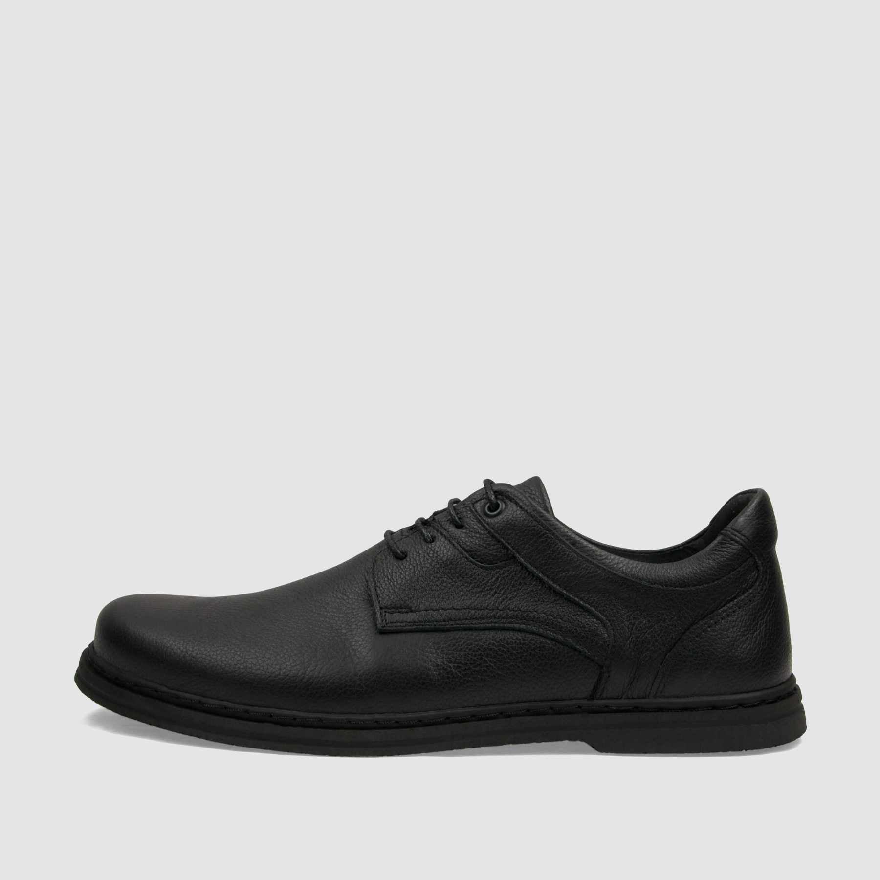 Półbut casual TAPI C - 7627 czarna licowa skóra - TAPI nero - Półbuty casual sznurowane - Czarny - 2
