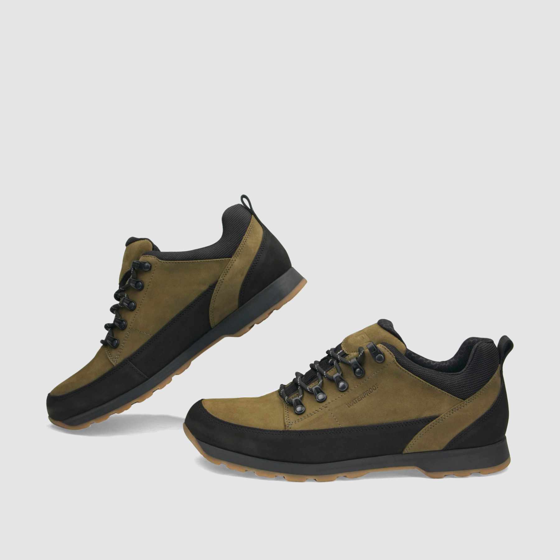 Półbut trekkingowy TAPI A - 9184 - ciemno zielona skóra nubukowa - TAPI nero - Półbuty trekkingowe męskie - Zielony - 5