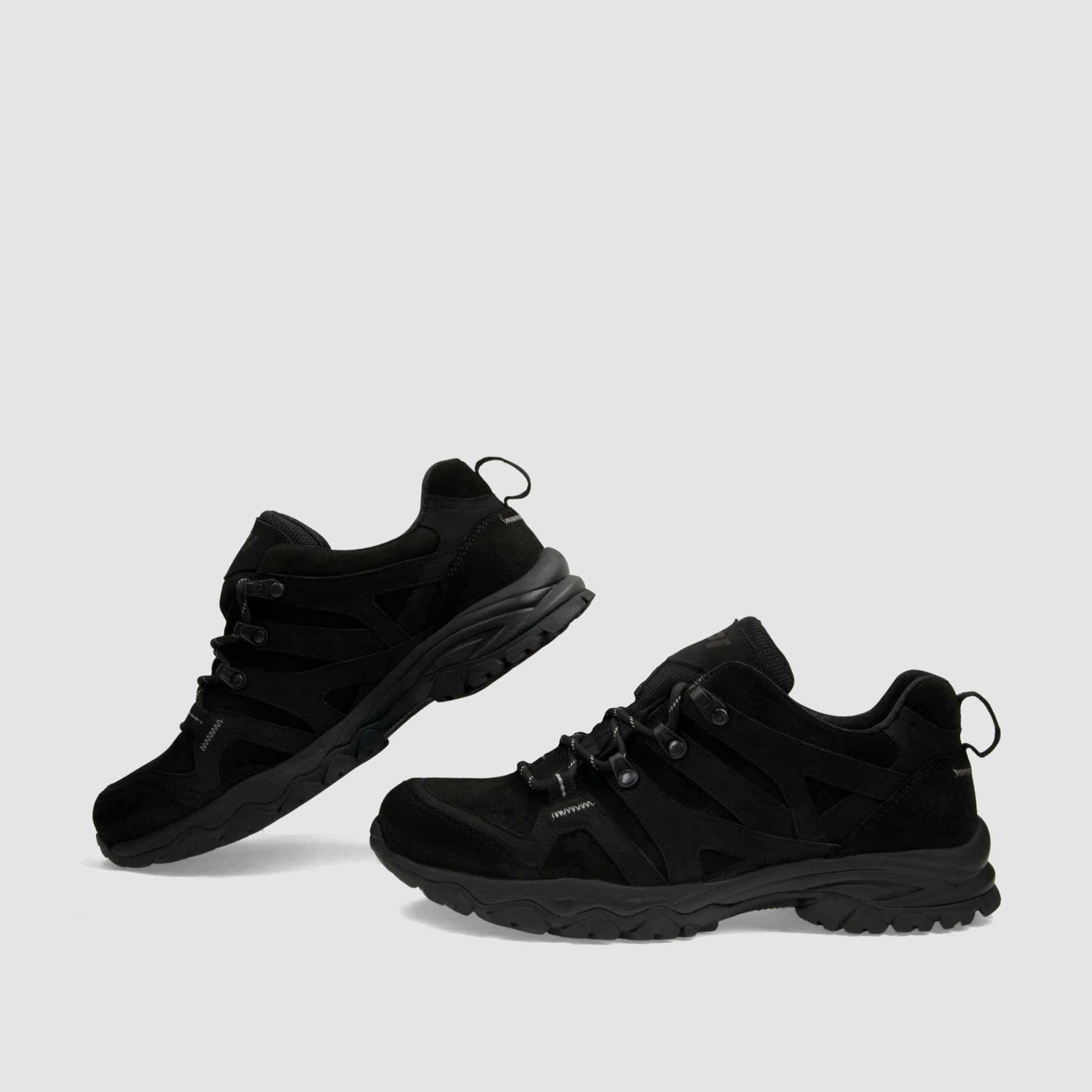 Półbut trekkingowy TAPI A - 9206 - czarna nubukowa skóra - TAPI nero - Półbuty trekkingowe męskie - Czarny - 6