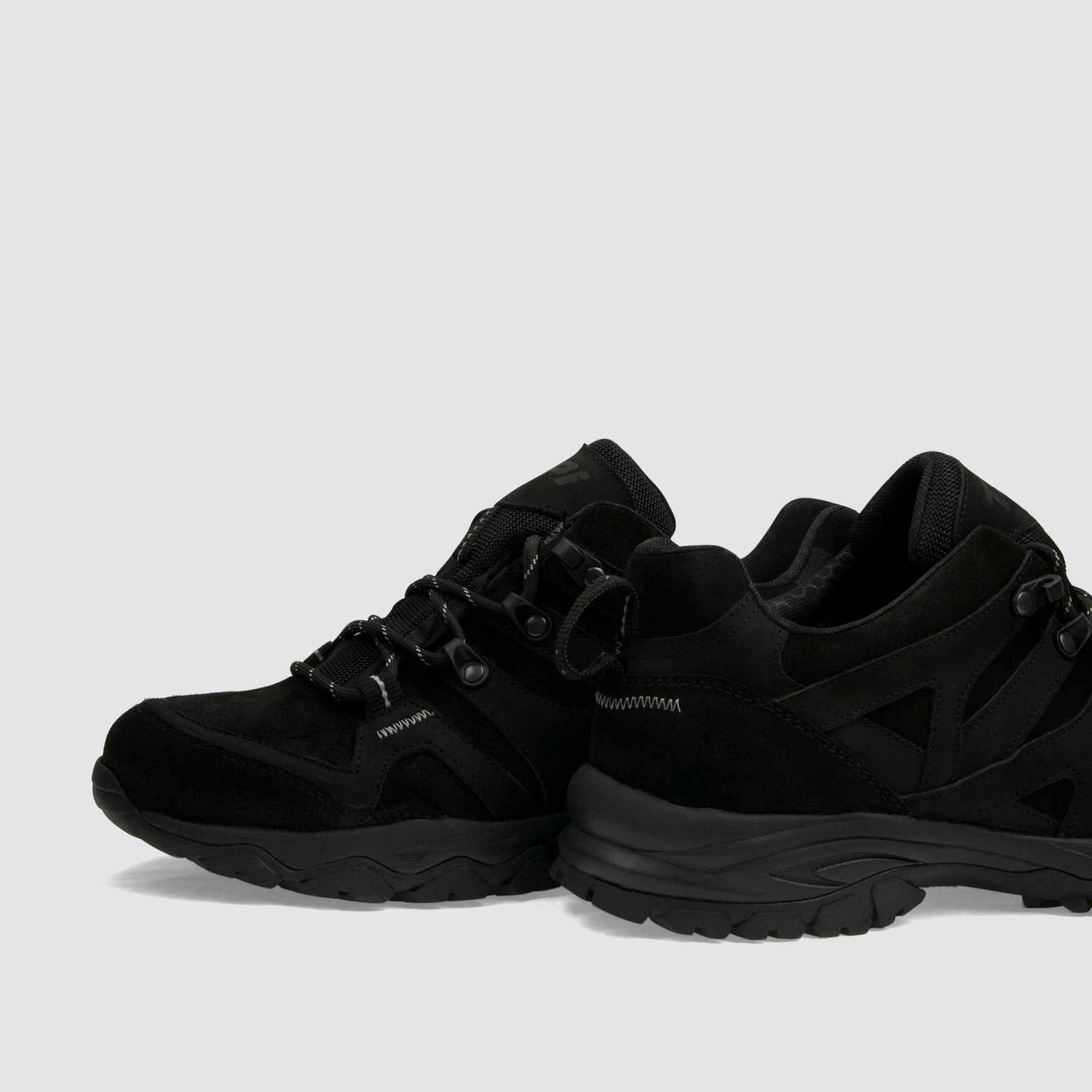 Półbut trekkingowy TAPI A - 9206 - czarna nubukowa skóra - TAPI nero - Półbuty trekkingowe męskie - Czarny - 5