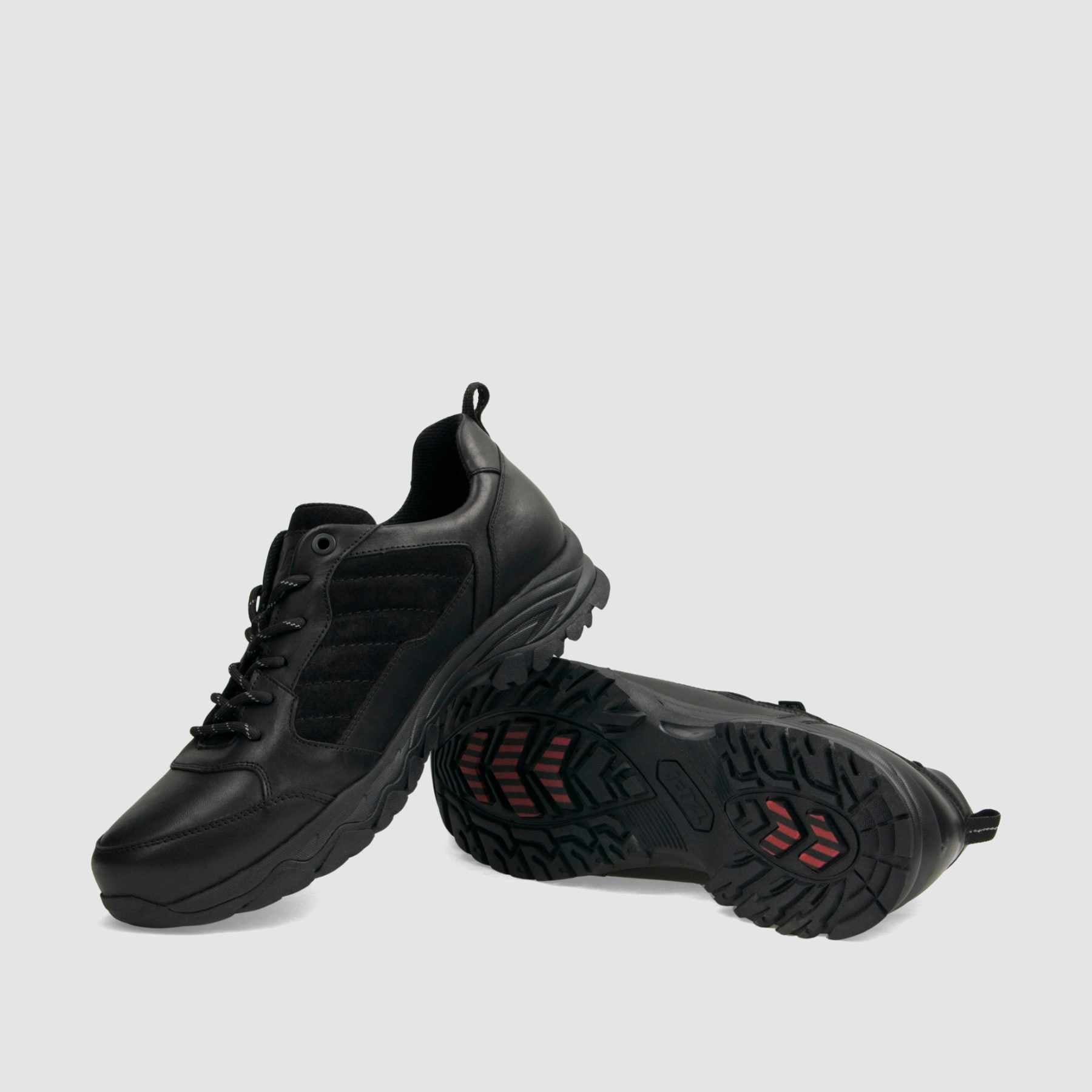 Półbut trekkingowy TAPI A - 9220 - czarna skóra licowa - TAPI nero - Półbuty trekkingowe męskie - Czarny - 7