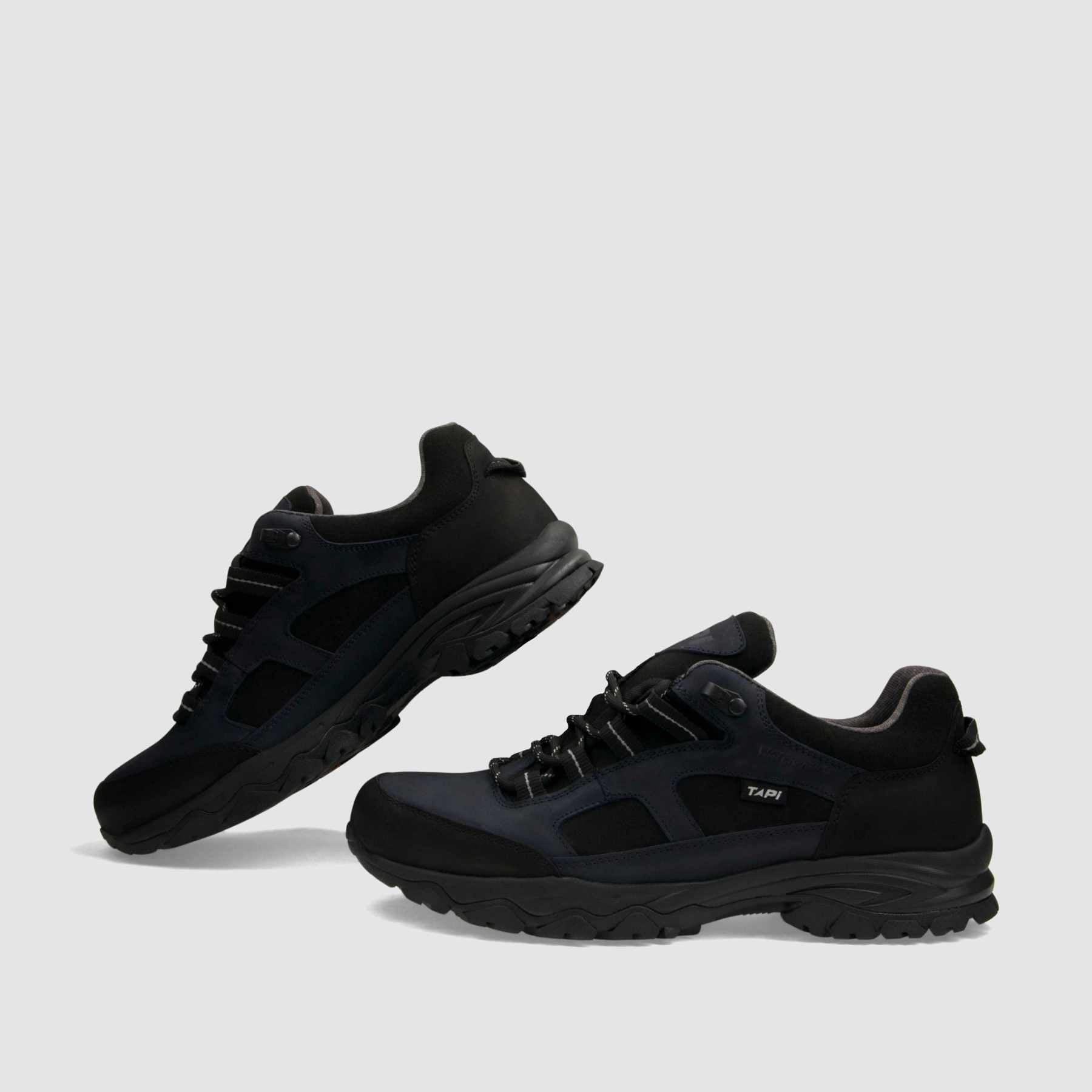 Półbut trekkingowy TAPI A - 9224 - granatowa olejowana skóra - TAPI nero - Półbuty trekkingowe męskie - Granatowy - 6