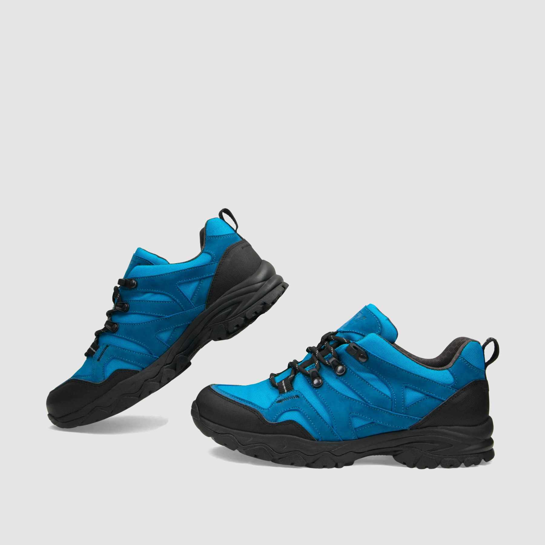 Półbut trekkingowy TAPI B - 9219 - niebieska skóra nubukowa - TAPI nero - Półbuty trekkingowe męskie - Niebieski - 6