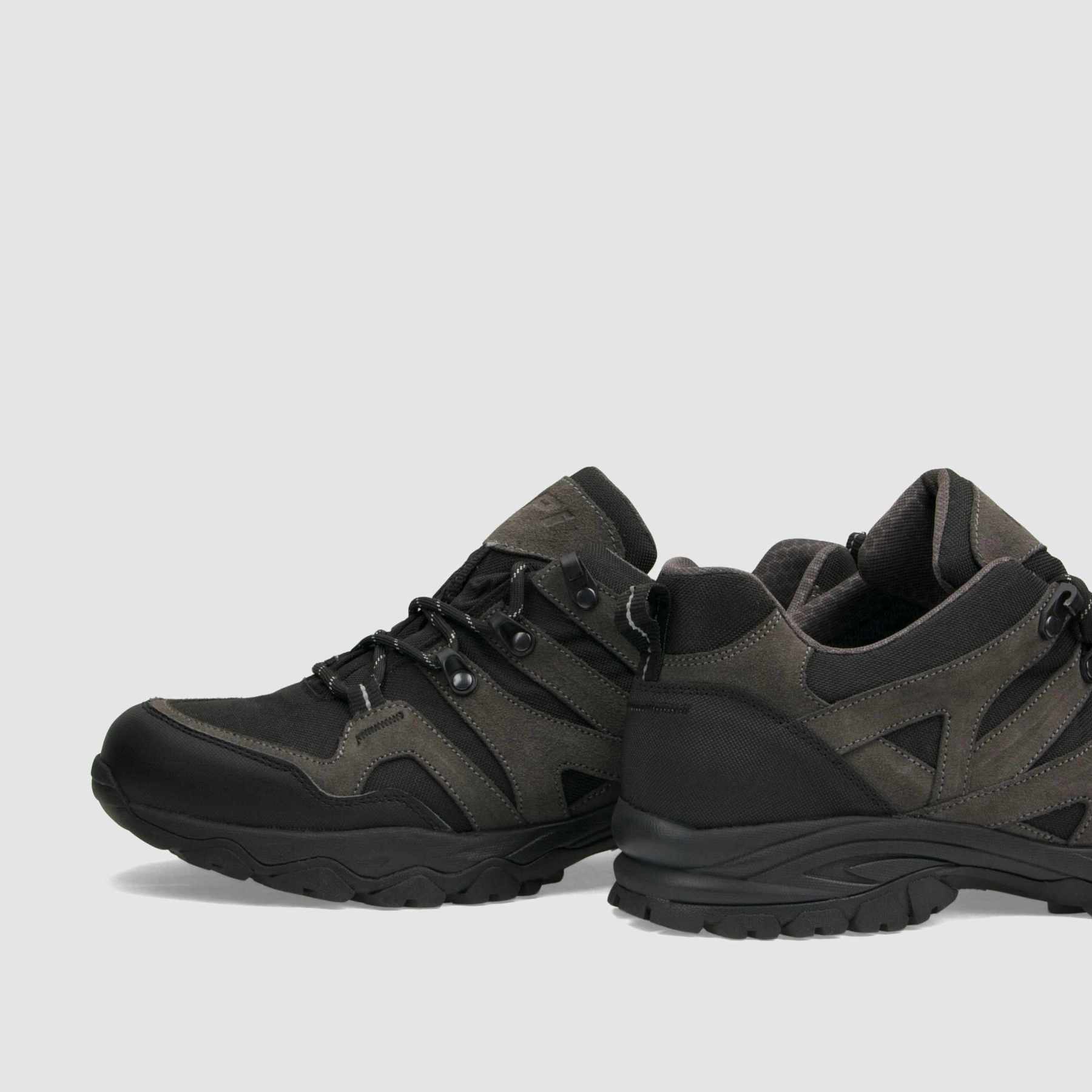 Półbut trekkingowy TAPI D - 9219 - ciemno szara skóra nubukowa - TAPI nero - Półbuty trekkingowe męskie - Szary - 5