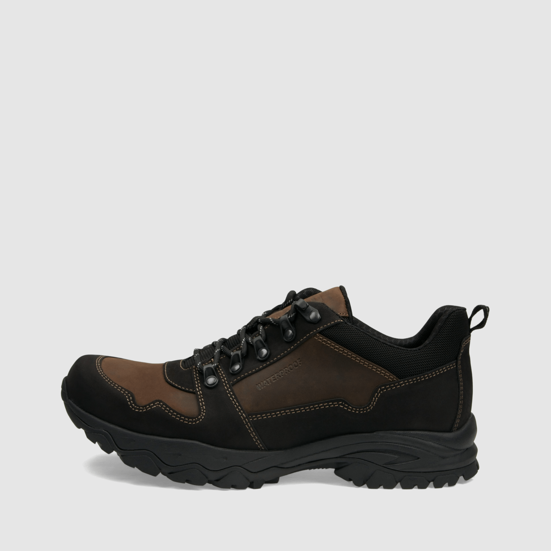 Półbut trekkingowy TAPI E - 9171 - ciemno brązowa olejowana skóra - TAPI nero - Półbuty trekkingowe męskie - Brązowy - 2