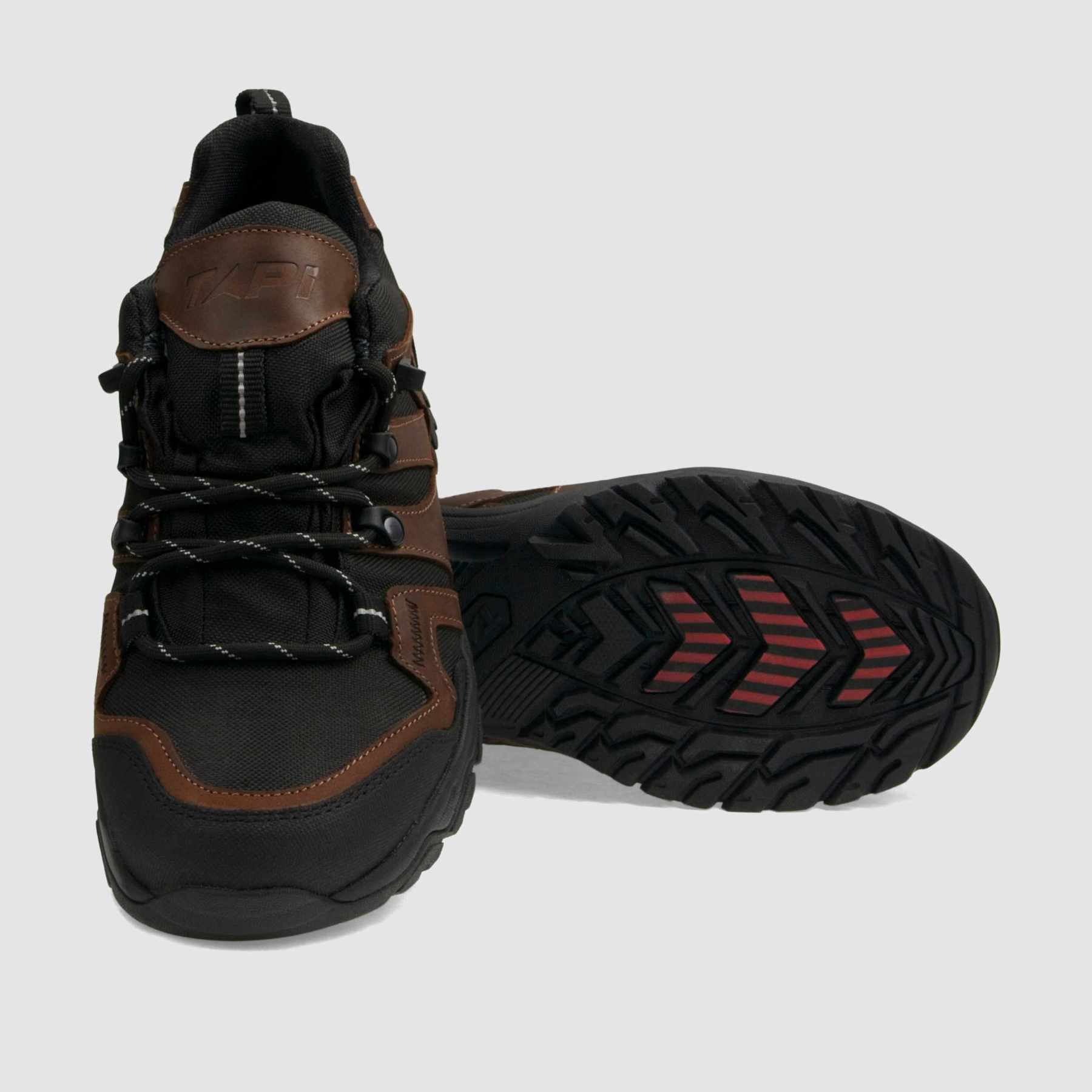 Półbut trekkingowy TAPI H - 9219 - brązowa olejowana skóra - TAPI nero - Półbuty trekkingowe męskie - Brązowy - 4