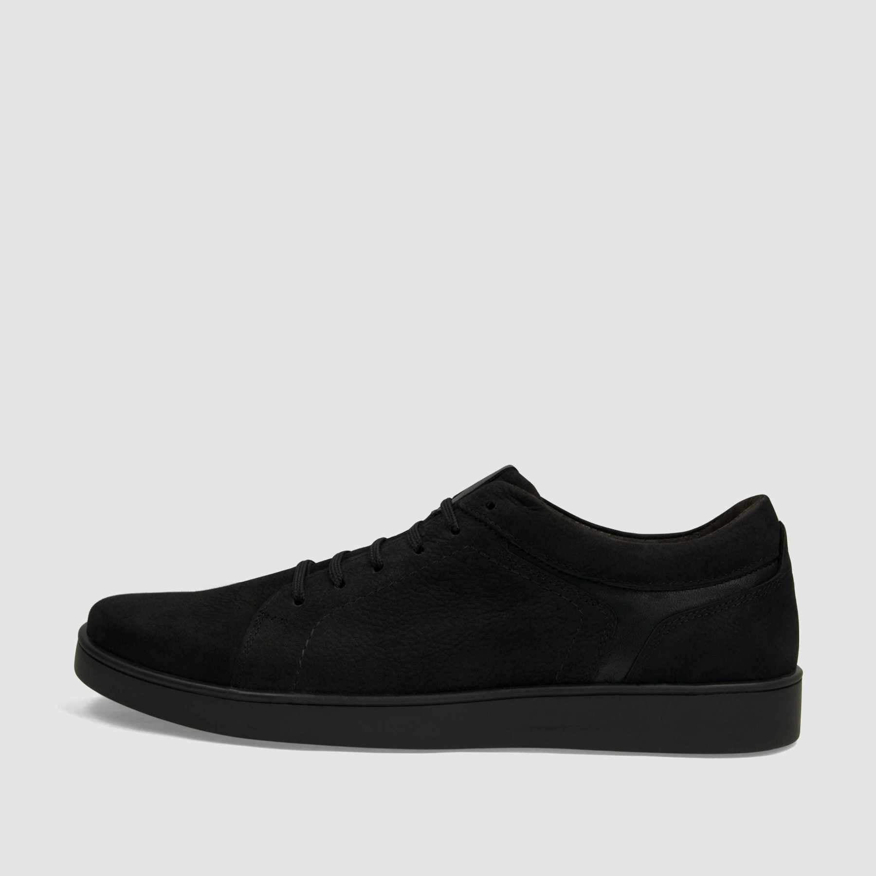 Trampki TAPI A - 7631 czarna nubukowa skóra - TAPI nero - Sneakersy i sportowe - Czarny - 2