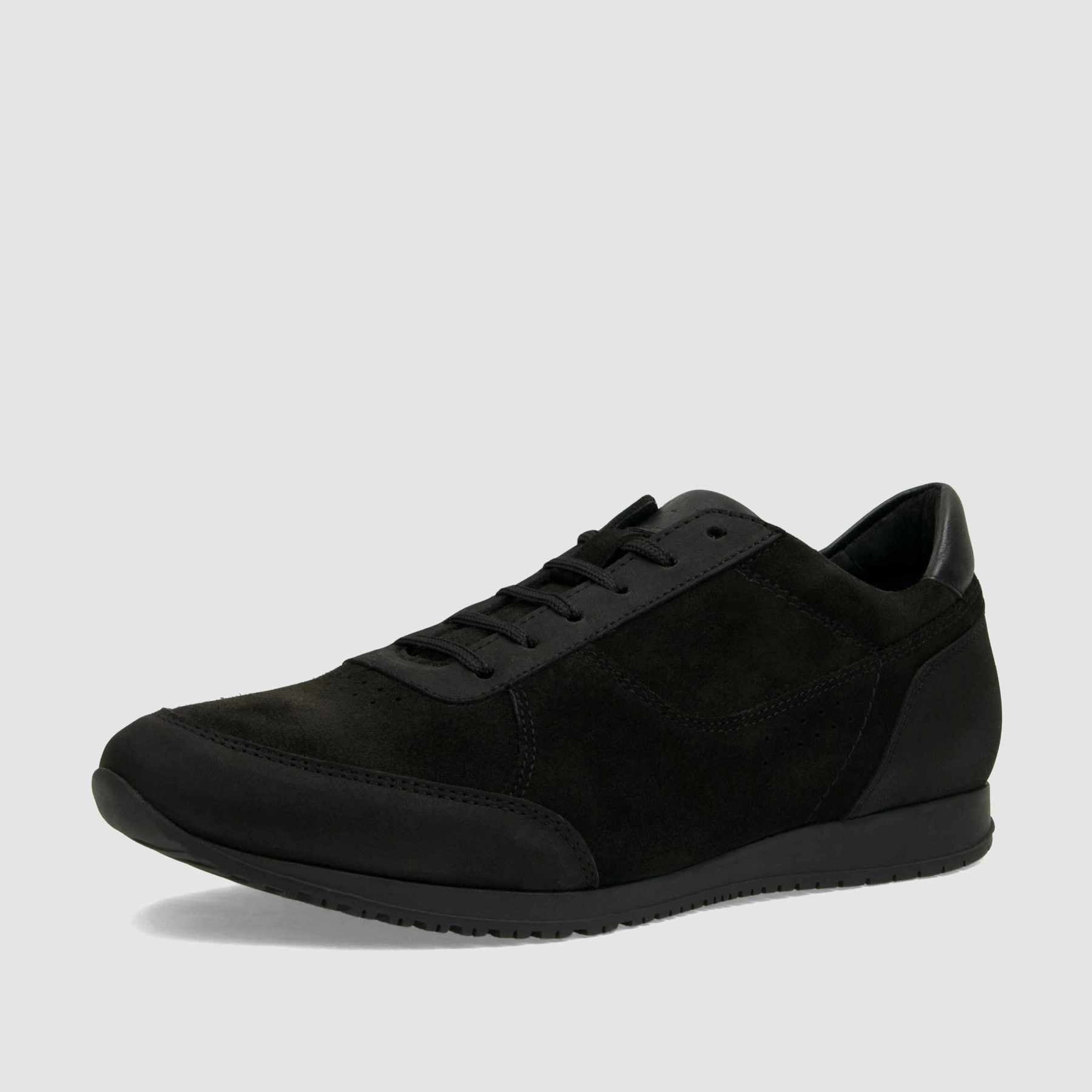 Trampki TAPI A - 7633 czarna nubukowa skóra - TAPI nero - Sneakersy i sportowe - Czarny - 1