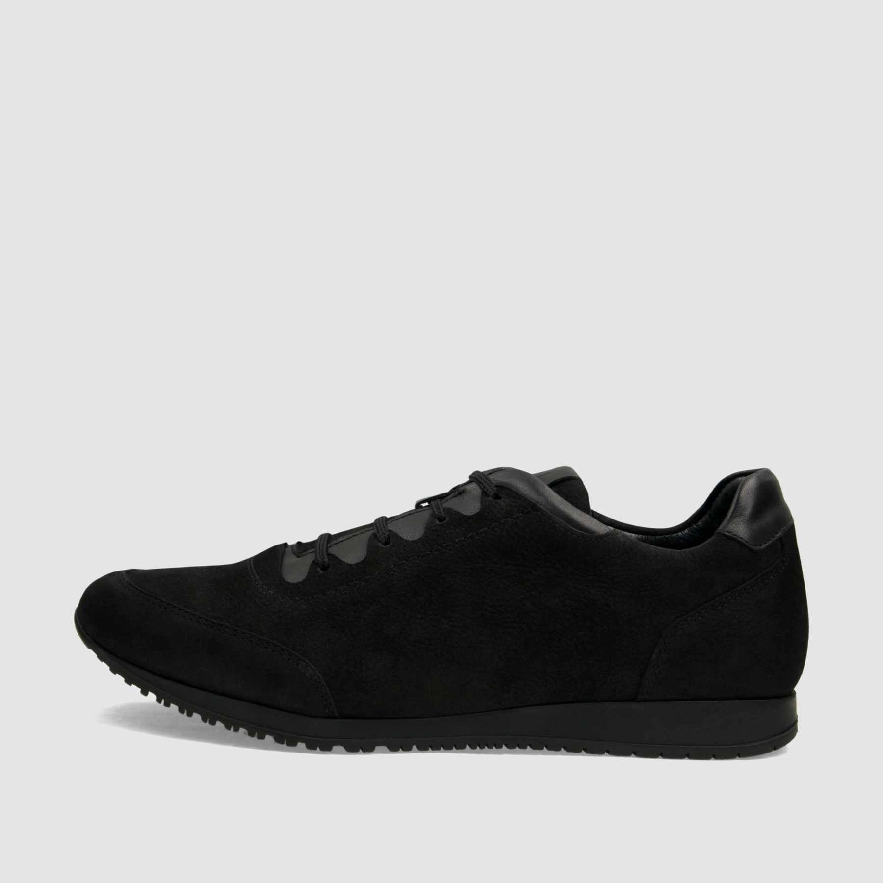 Trampki TAPI A - 7635 czarna nubukowa skóra - TAPI nero - Sneakersy i sportowe - Czarny - 2