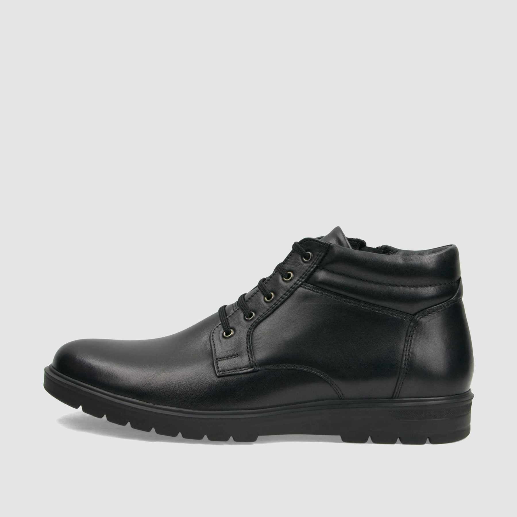 Trzewik casual TAPI G - 2486 czarna licowa skora - TAPI nero - Trzewiki sznurowane casual - Czarny - 2