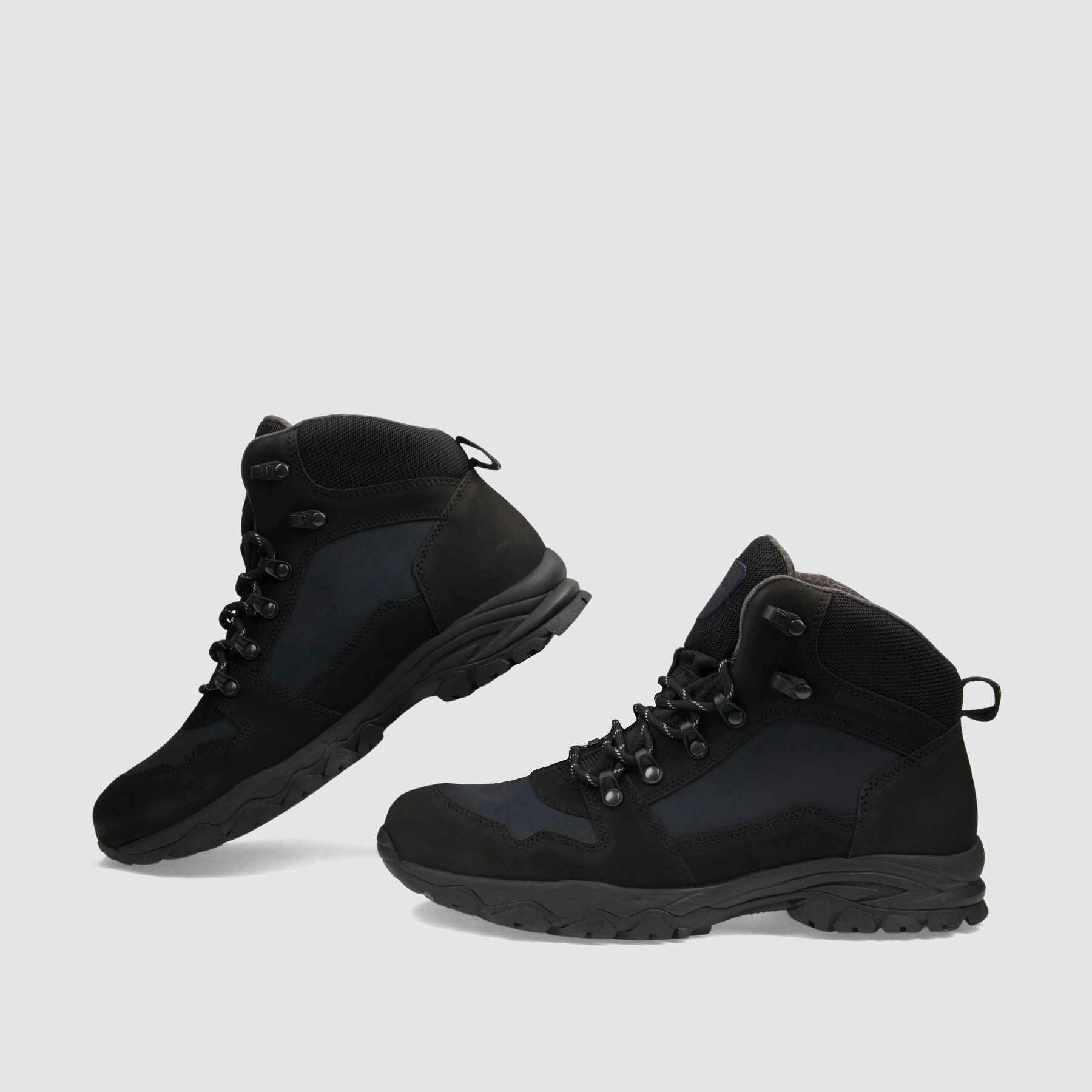 Trzewik trekkingowy TAPI C - 9173 granatowa skóra nubukowa - TAPI nero - Trzewiki trekkingowe męskie - Granatowy - 6