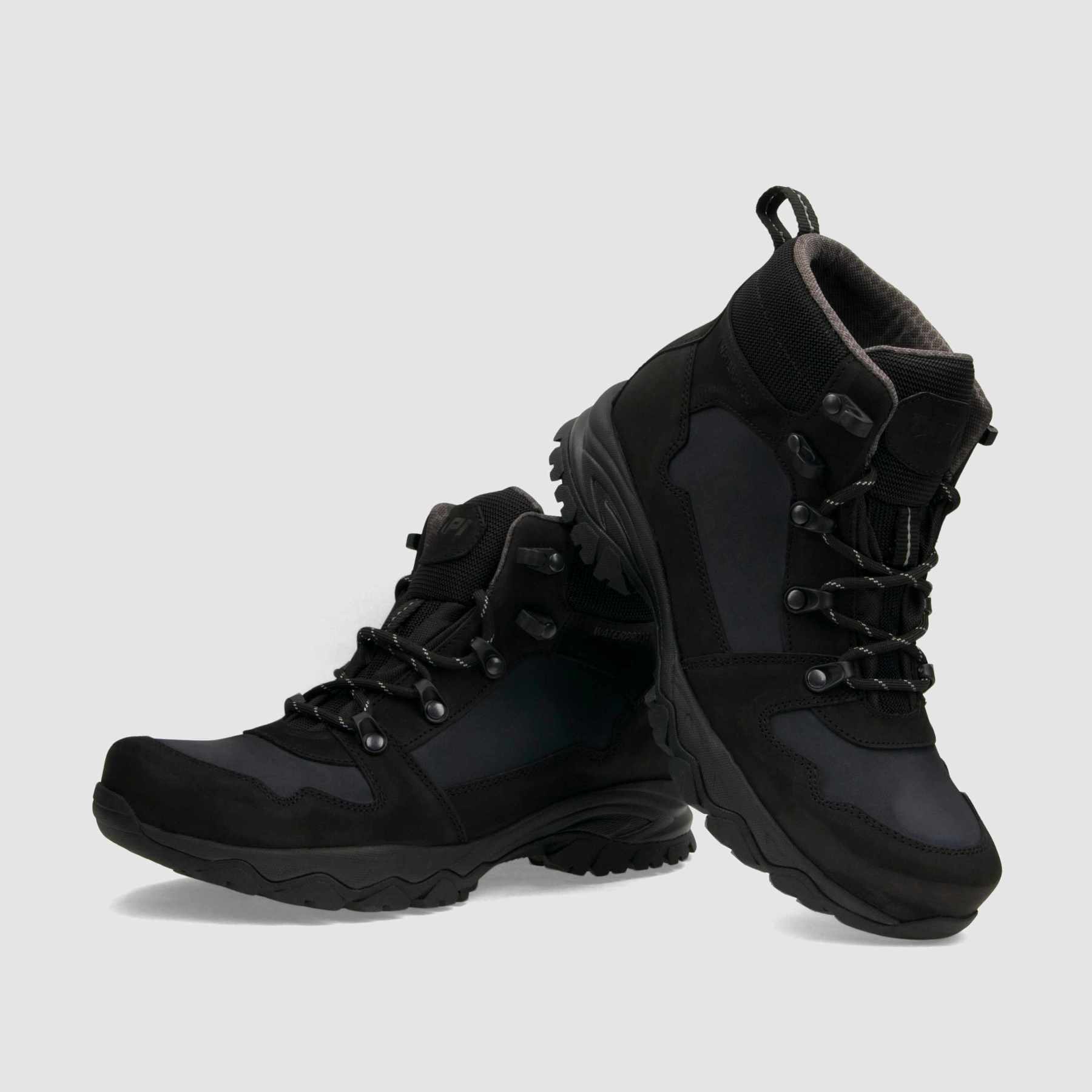 Trzewik trekkingowy TAPI E - 9152 granatowa skóra nubukowa - TAPI nero - Trzewiki trekkingowe męskie - Granatowy - 3