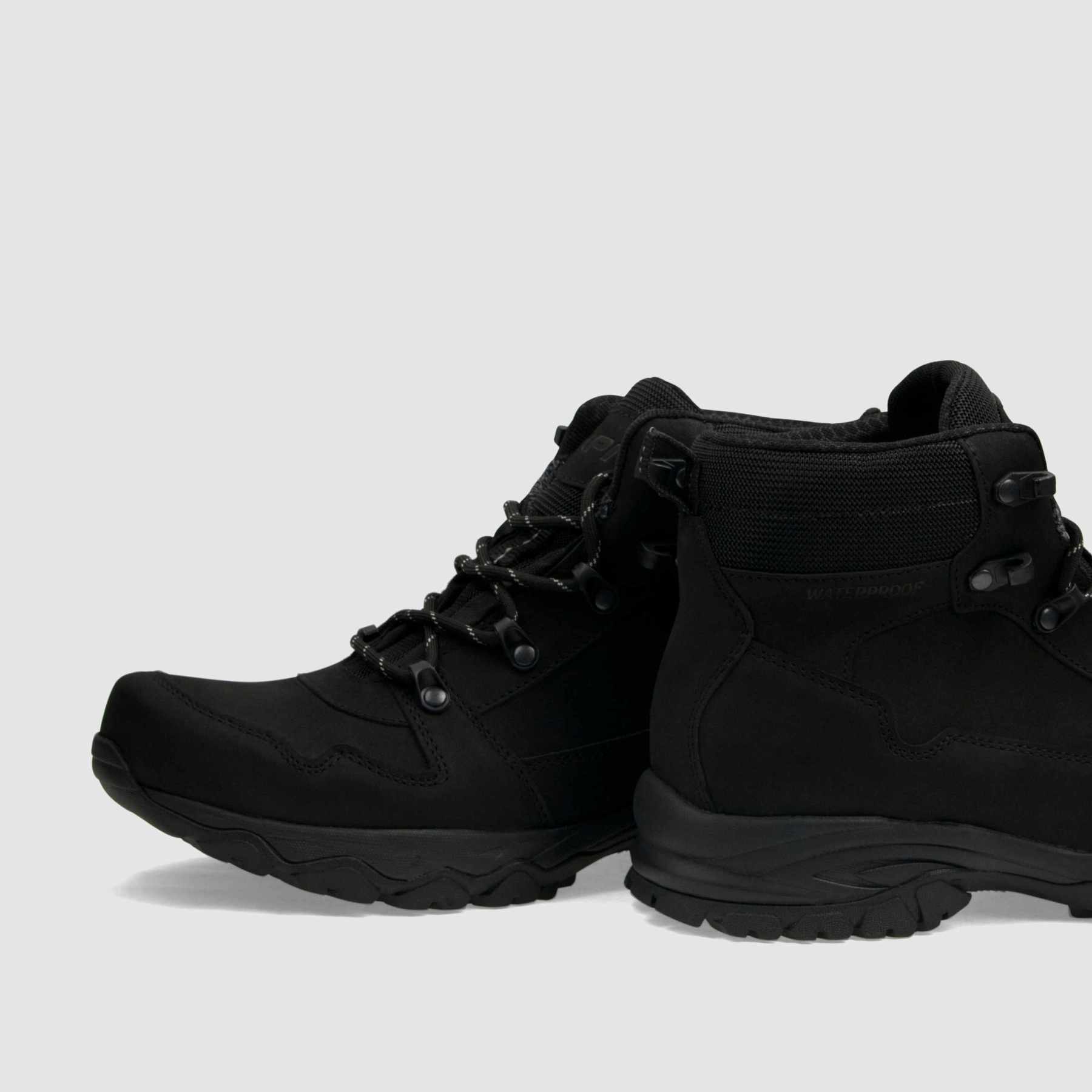 Trzewik trekkingowy TAPI H - 9152 czarna skóra nubukowa - TAPI nero - Trzewiki trekkingowe męskie - Czarny - 5