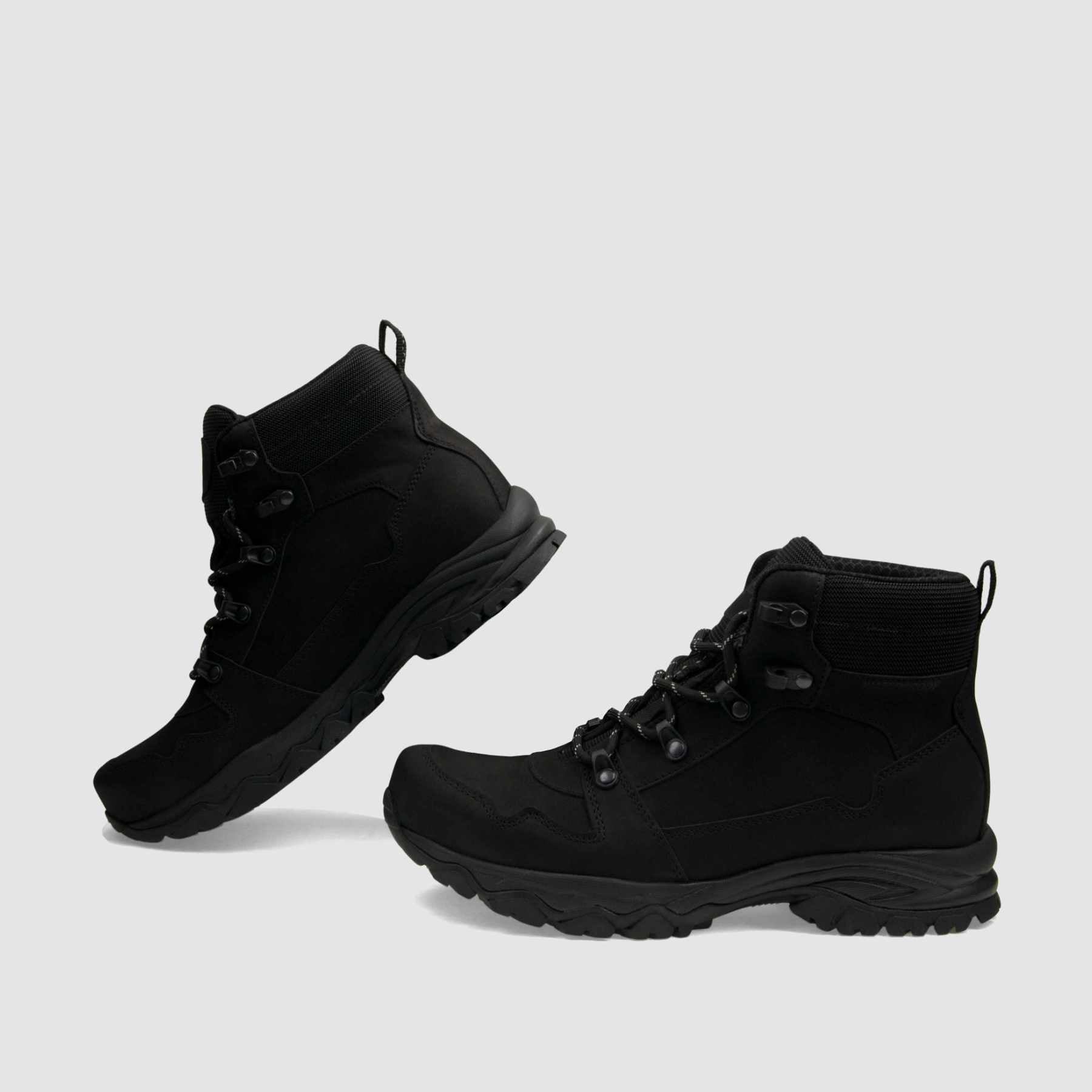 Trzewik trekkingowy TAPI H - 9152 czarna skóra nubukowa - TAPI nero - Trzewiki trekkingowe męskie - Czarny - 6