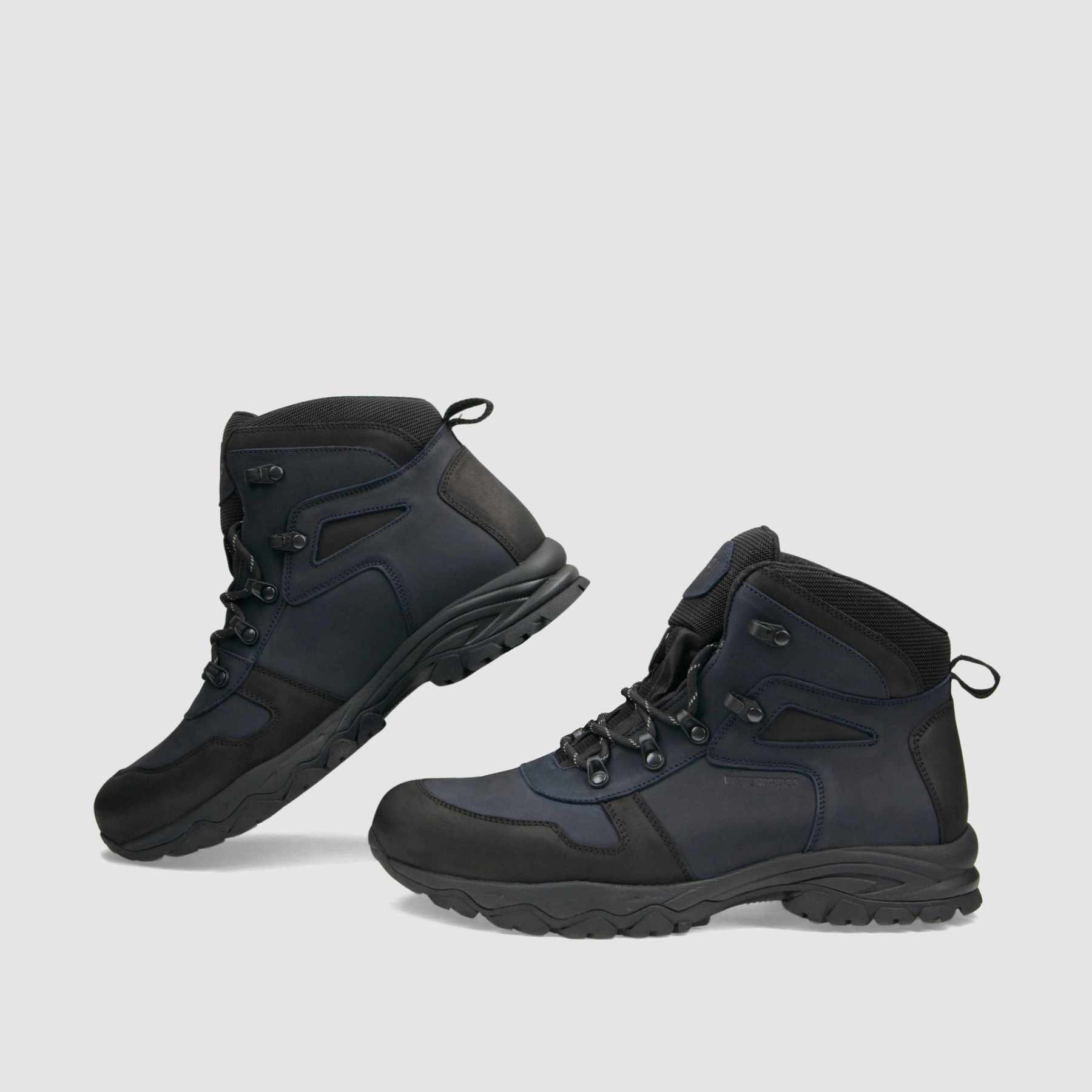 Trzewik trekkingowy TAPI M - 9153 granatowa skóra nubukowa - TAPI nero - Trzewiki trekkingowe męskie - Granatowy - 6
