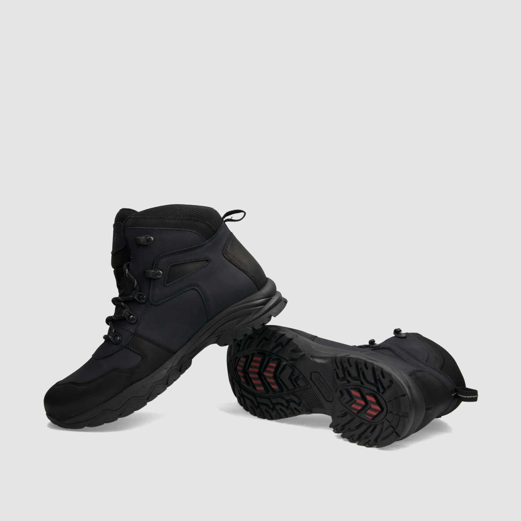 Trzewik trekkingowy TAPI M - 9153 granatowa skóra nubukowa - TAPI nero - Trzewiki trekkingowe męskie - Granatowy - 7