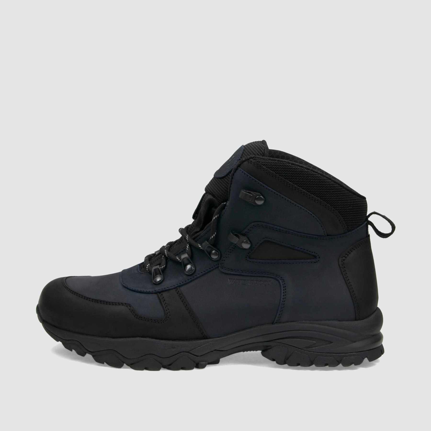 Trzewik trekkingowy TAPI M - 9153 granatowa skóra nubukowa - TAPI nero - Trzewiki trekkingowe męskie - Granatowy - 2