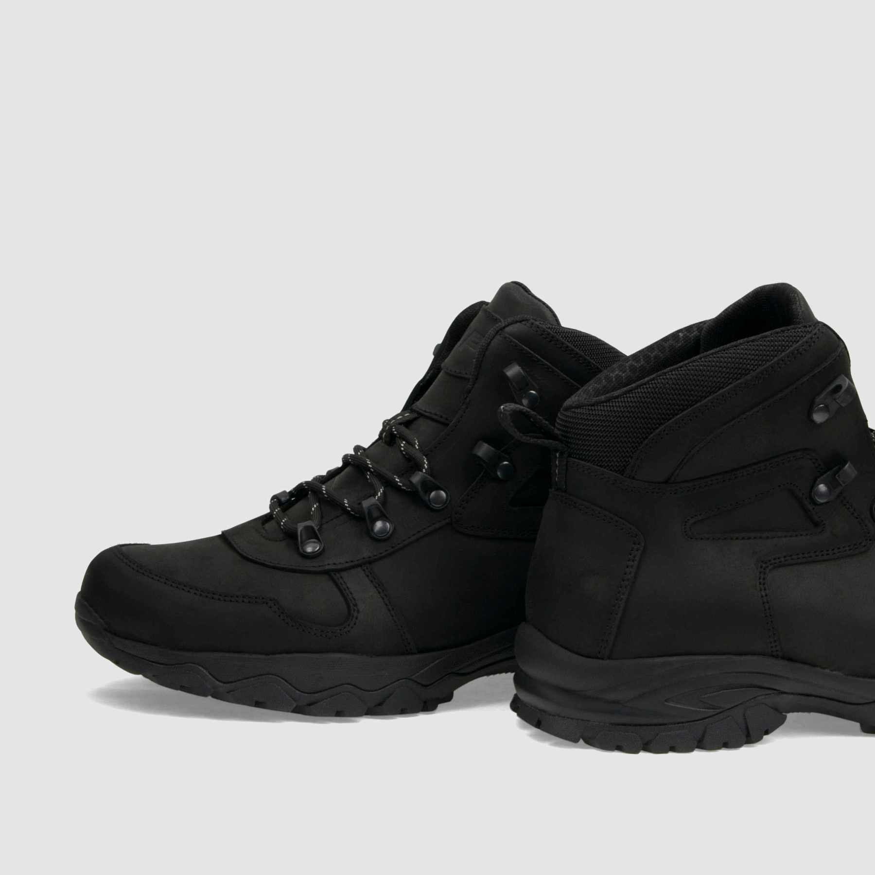 Trzewik trekkingowy TAPI N - 9153 czarna skóra nubukowa - TAPI nero - Trzewiki trekkingowe męskie - Czarny - 5