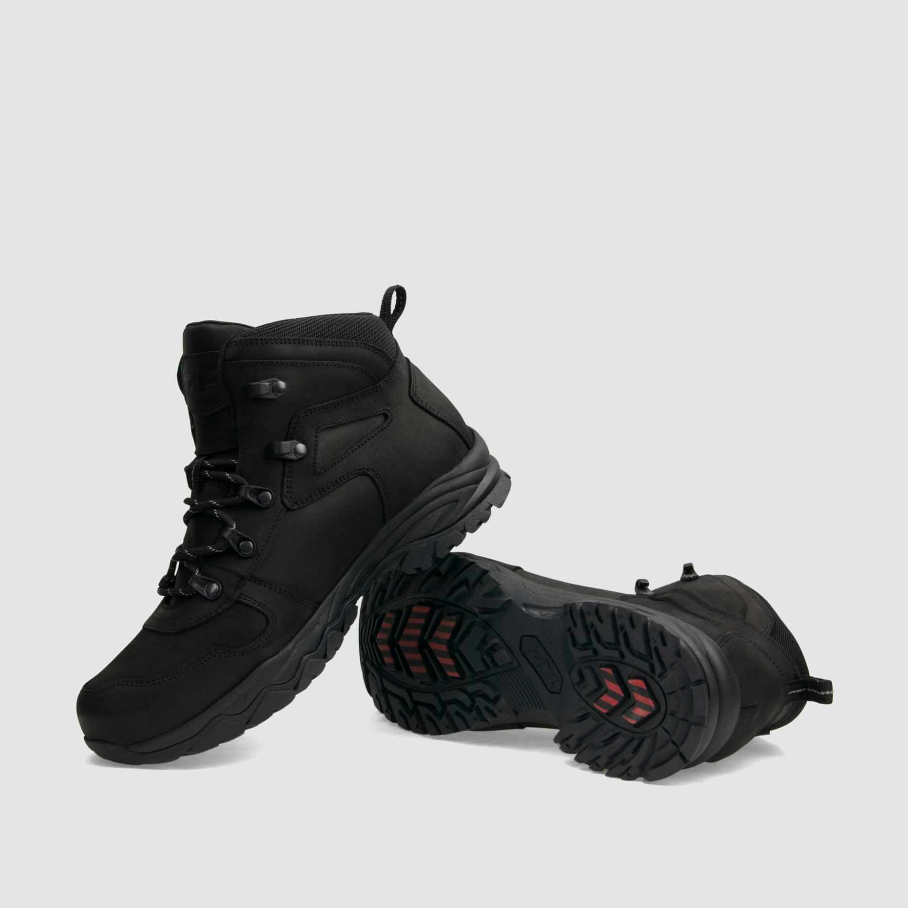 Trzewik trekkingowy TAPI N - 9153 czarna skóra nubukowa - TAPI nero - Trzewiki trekkingowe męskie - Czarny - 7