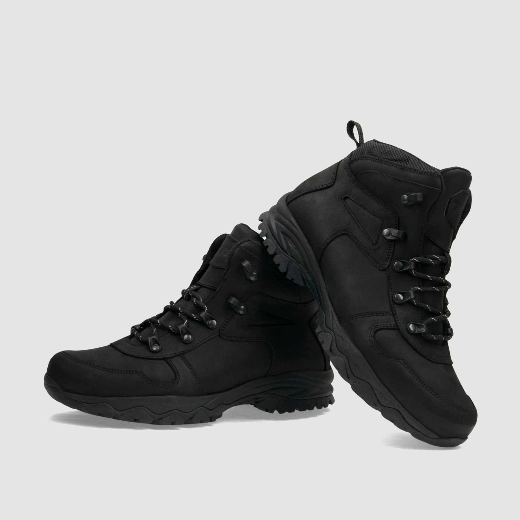 Trzewik trekkingowy TAPI N - 9153 czarna skóra nubukowa - TAPI nero - Trzewiki trekkingowe męskie - Czarny - 3