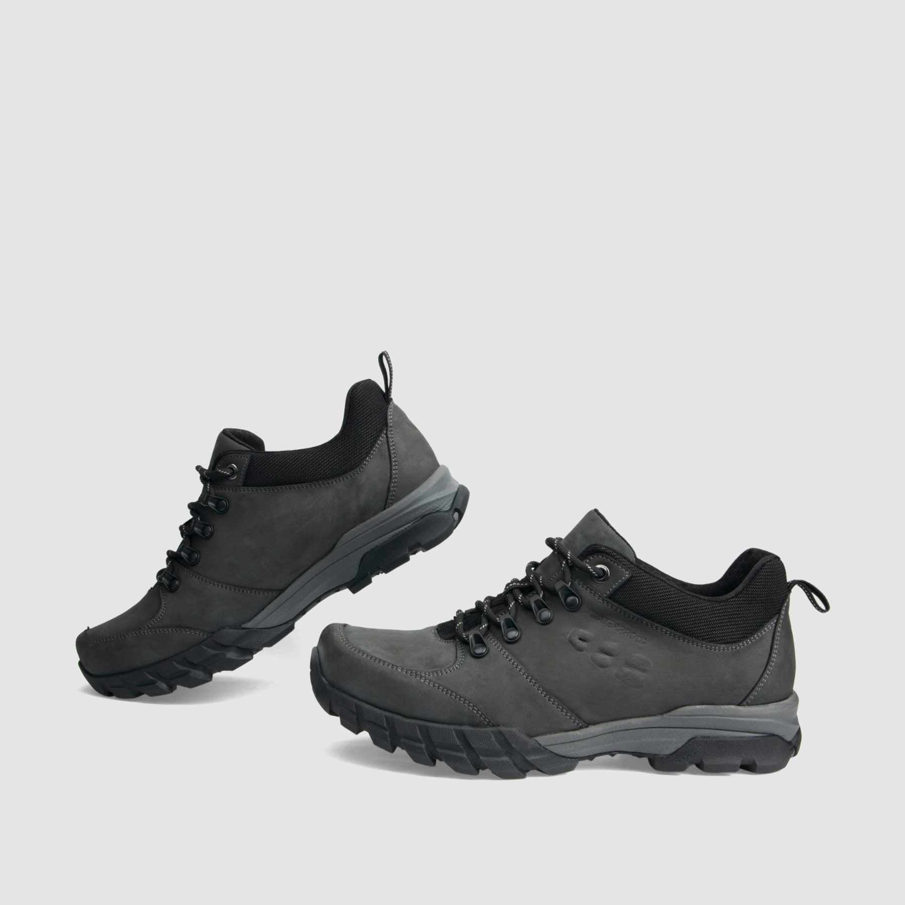 TAPI A-9156 trekking shoes, grey nubuck, waterproof