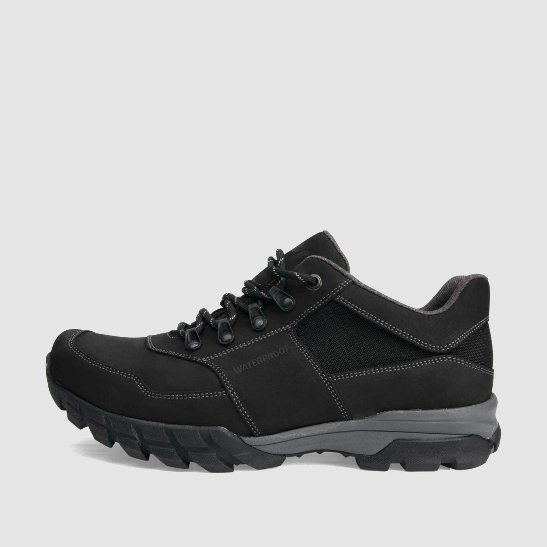 TAPI A-9155 trekking shoes, black oiled leather, waterproof 