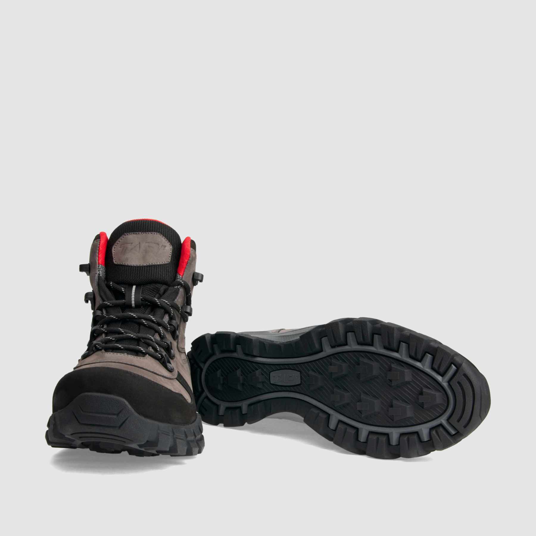 TAPI A-9153 trekking boot, grey nubuck, waterproof 