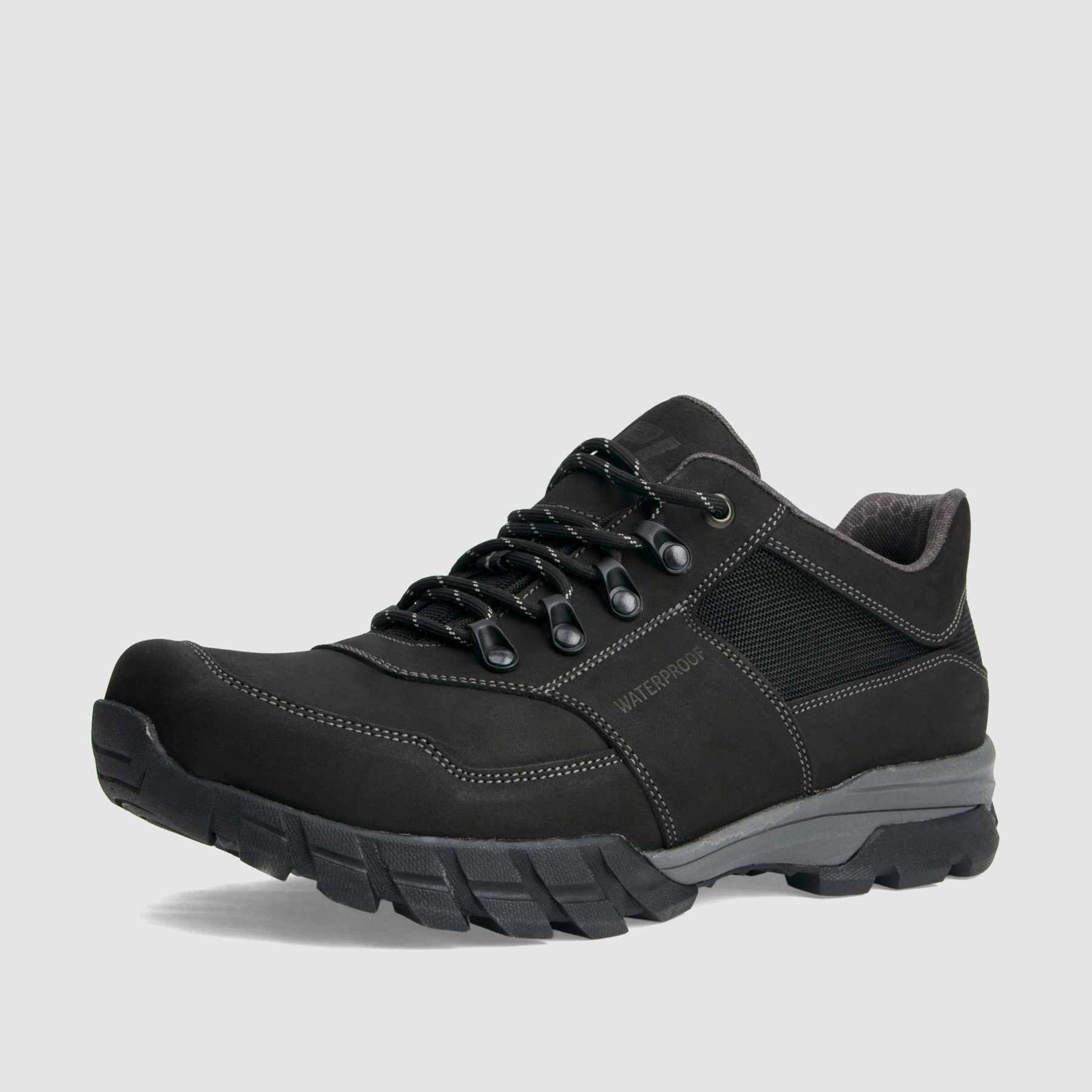 TAPI A-9155 trekking shoes, black oiled leather, waterproof 