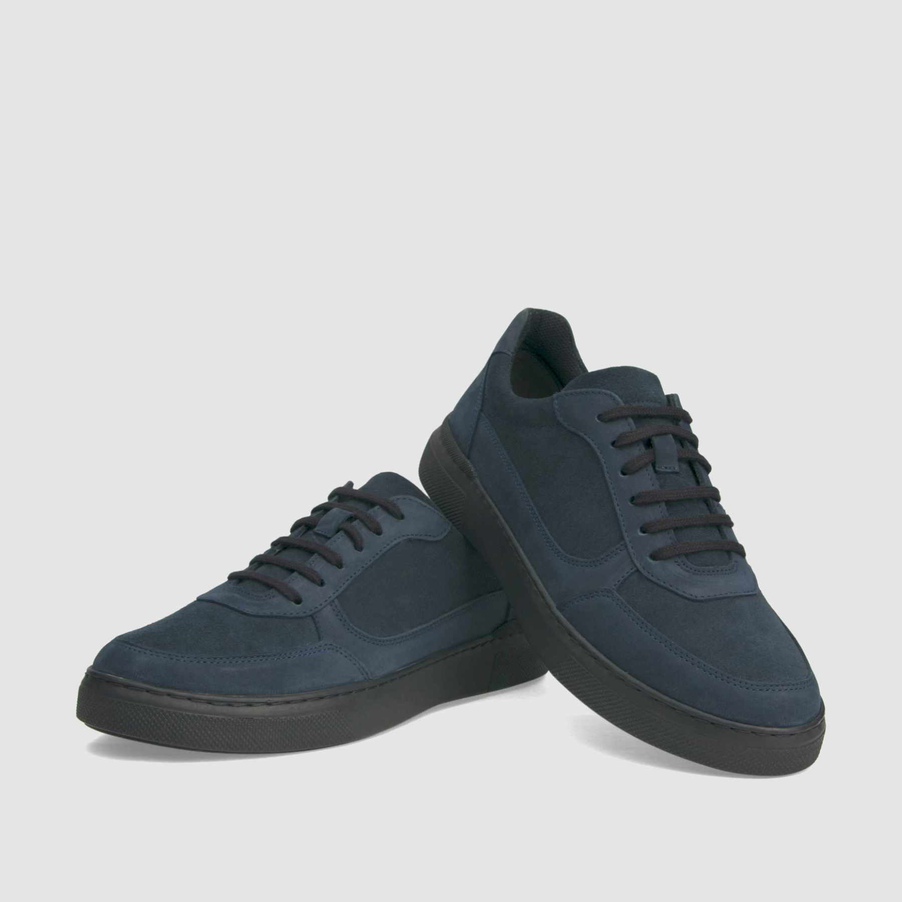 TAPI sneakers A-7372 navy blue nubuck leather