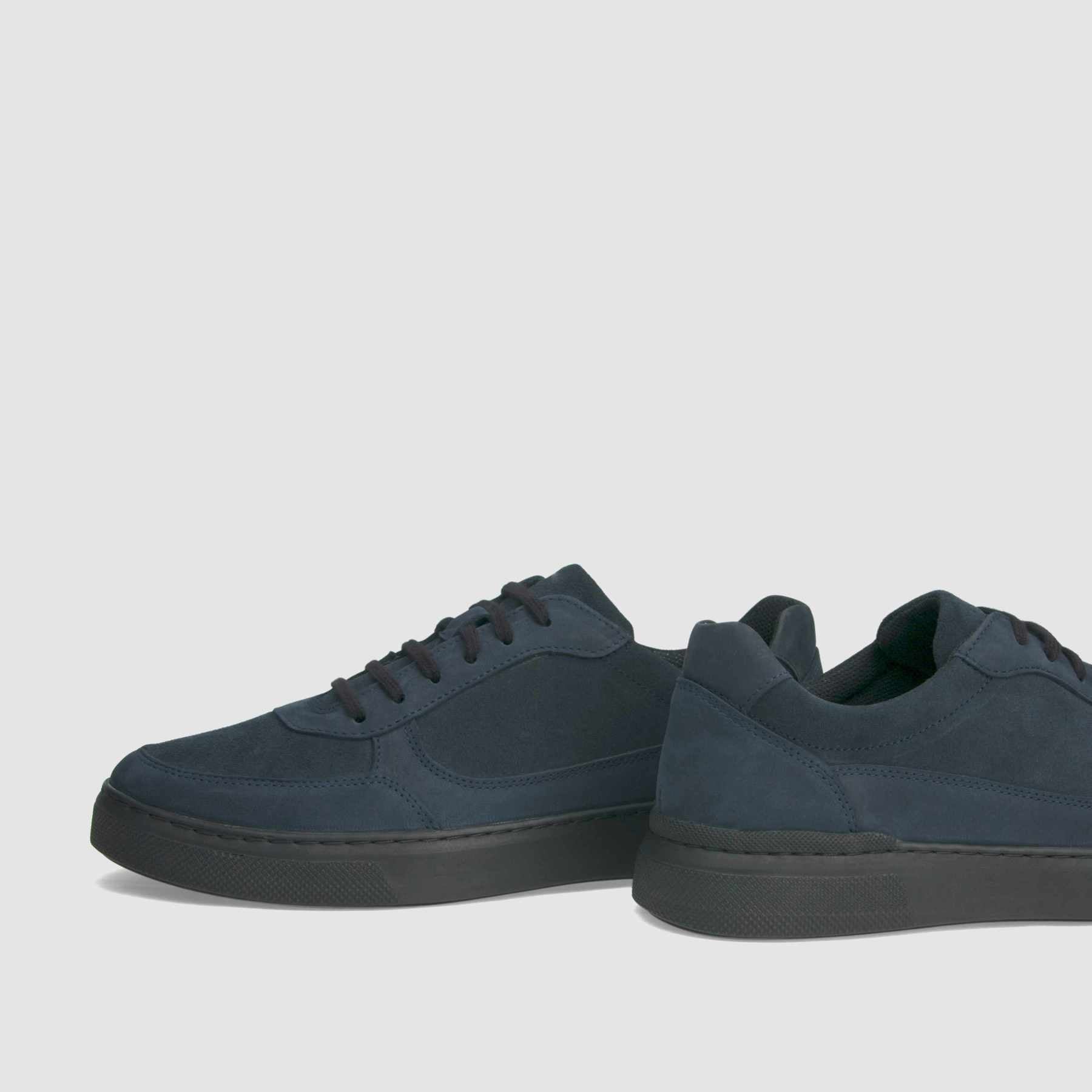 TAPI sneakers A-7372 navy blue nubuck leather