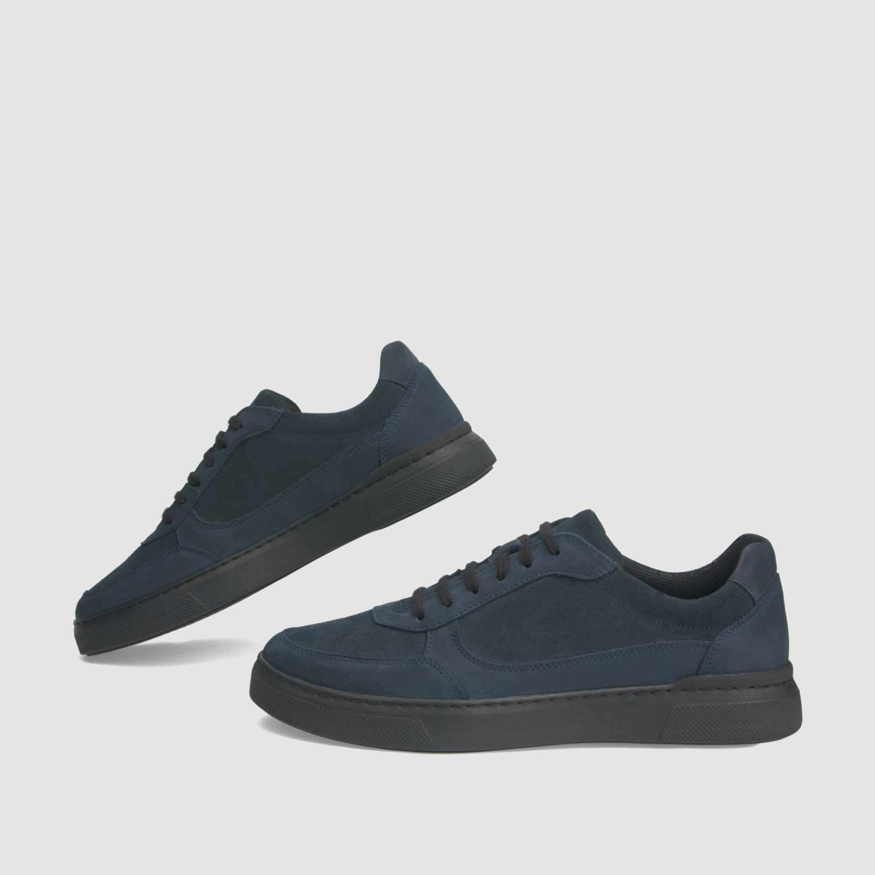 TAPI sneakers A-7372 navy blue nubuck leather