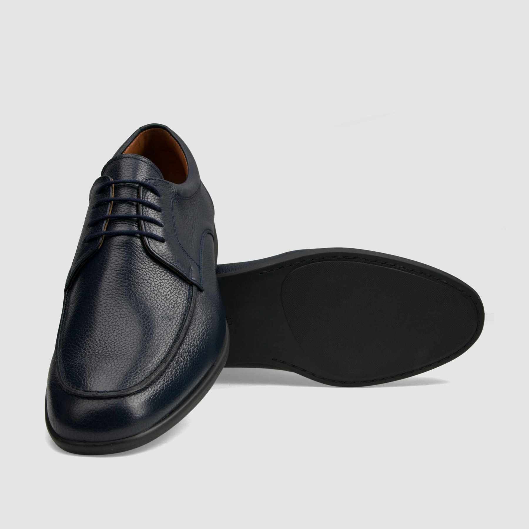 Formal shoe TAPI A-7502 navy blue soft leather 