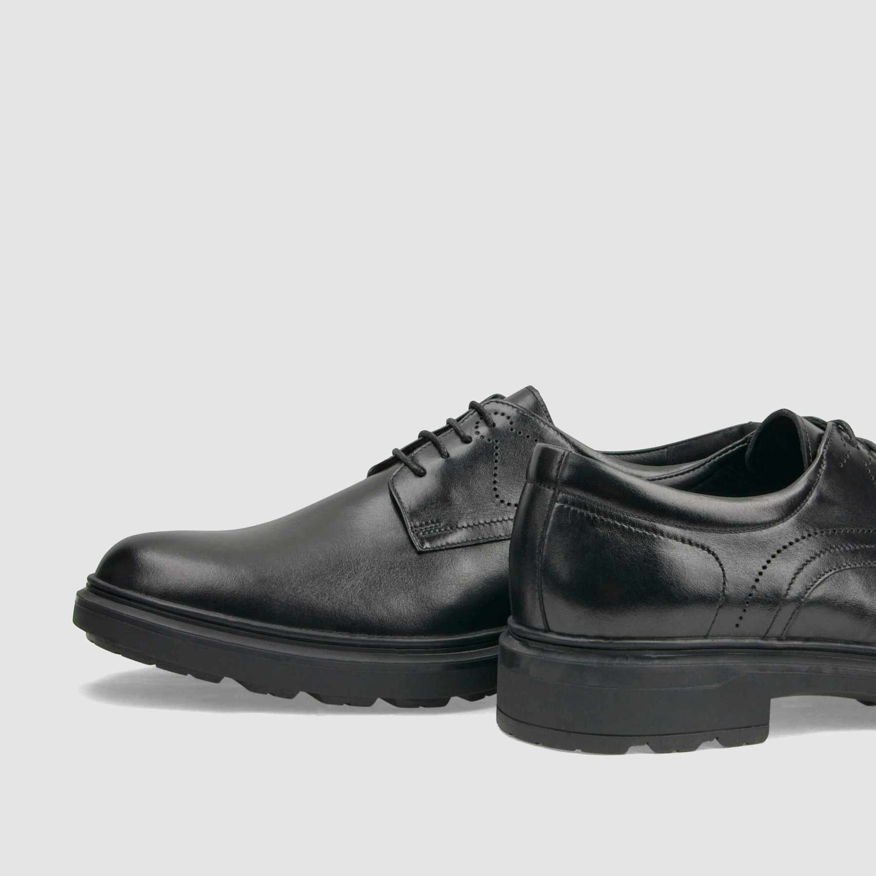 TAPI A-7455 formal shoe, black grain leather 