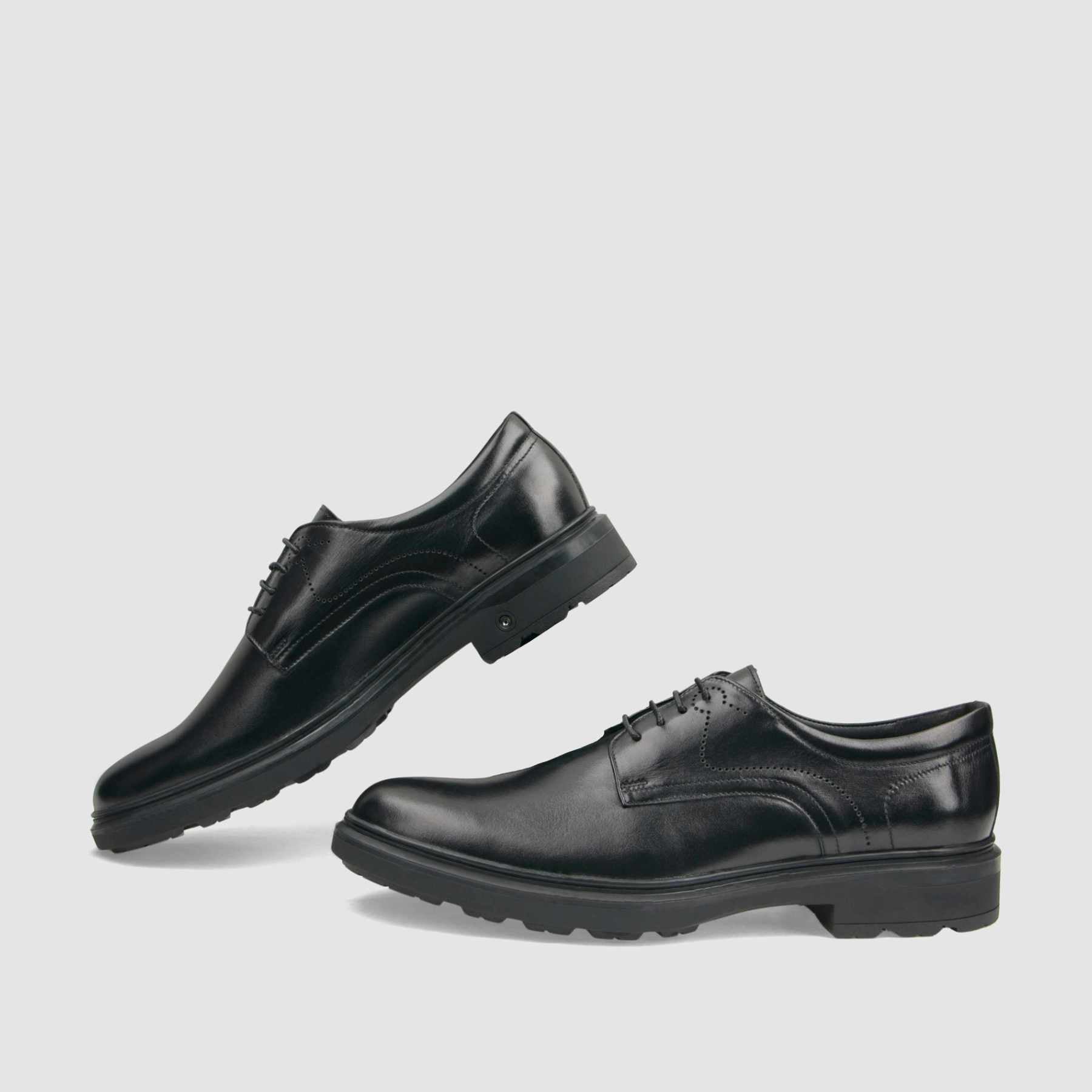 TAPI A-7455 formal shoe, black grain leather 